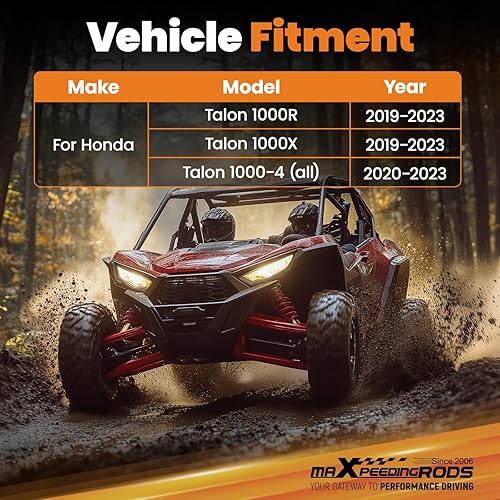 Miniatura 2 de maXpeedingrods Enganche Trasero para Remolque, Receptor de 2 Pulgadas, para Honda Talon 1000R1000X 2019-2023, Kit de Enganche de Remolque para Honda