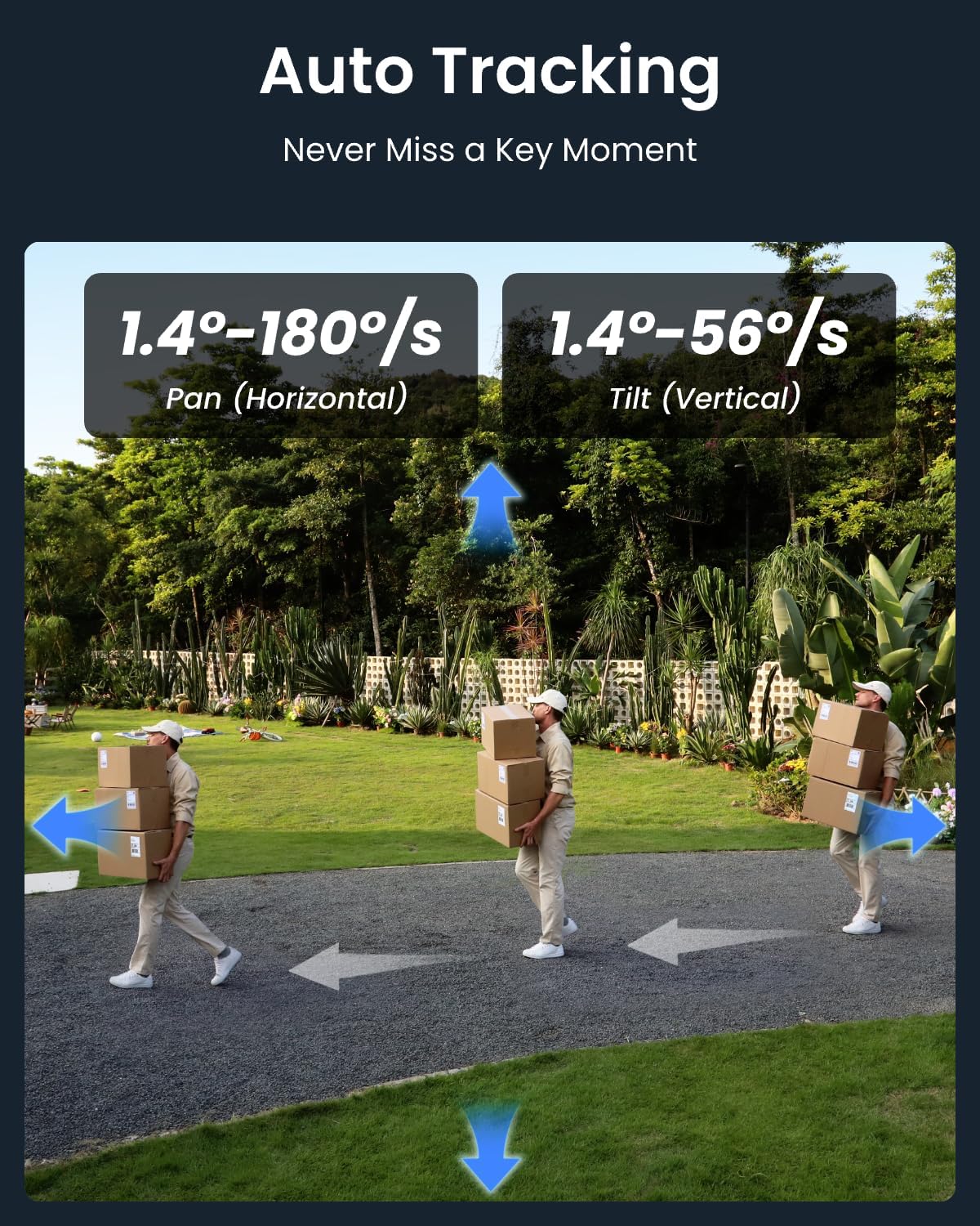 REOLINK RLC-823S2 Smart 4K/8MP UHD PTZ Security Camera with Cutting-Edge 16X Optical Zoom and 3D Zoom, Color Night Vision with Spotlights, Person/Vehicle/Animal Detection, 2 Way Talk, 24/7 Recording - Image 5