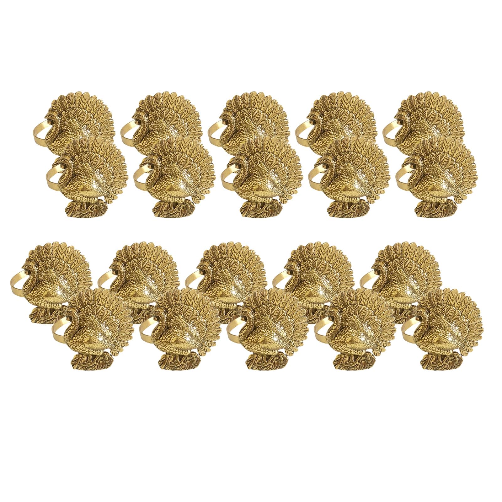 carotoe Of 20 Bird Tissue Rings Tissue Holders Halloween Bird Serviettes Rings Suitable for Party Gatherings and Celebration Serviette Buckles