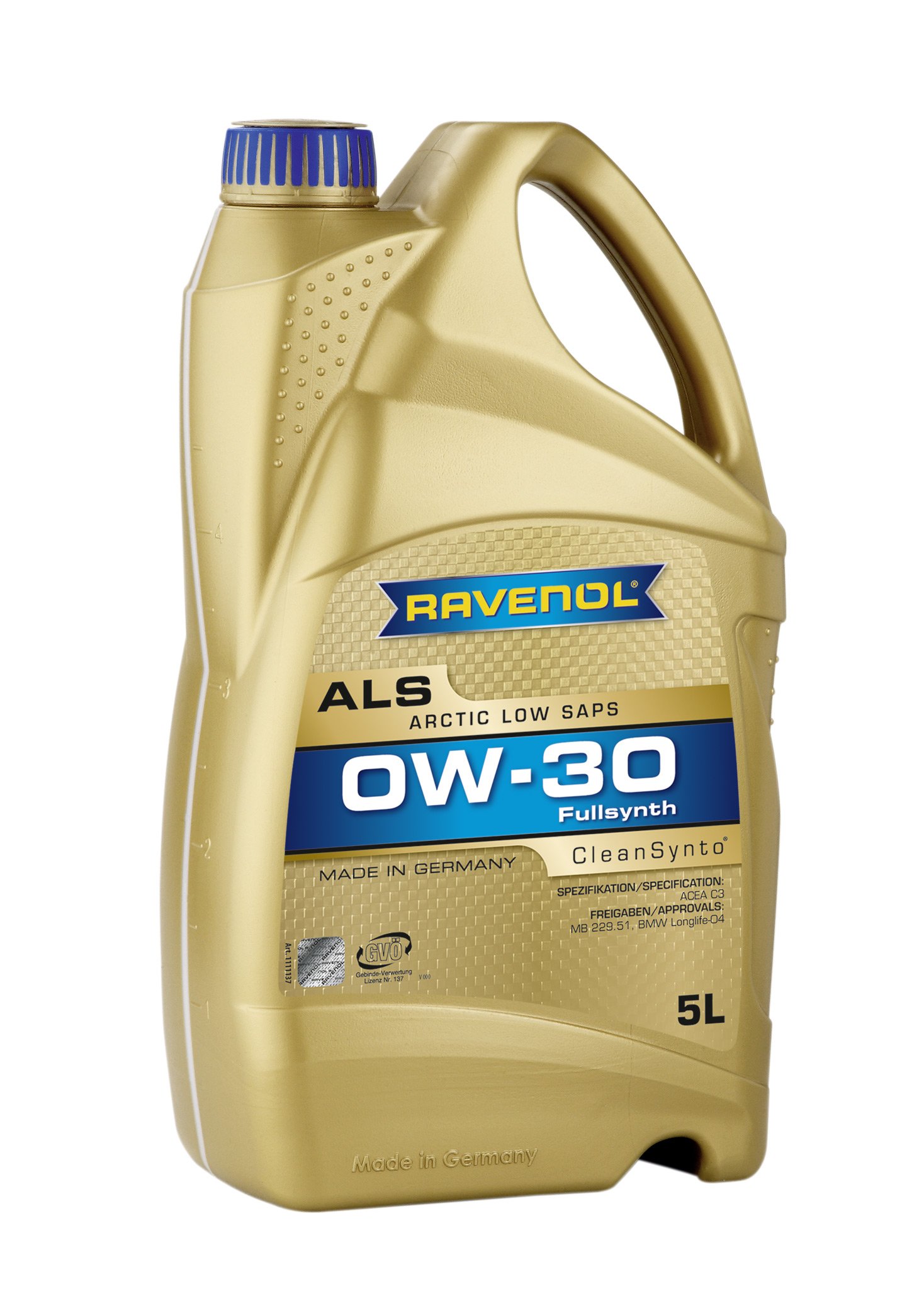 5 Liter RAVENOL 0W-30