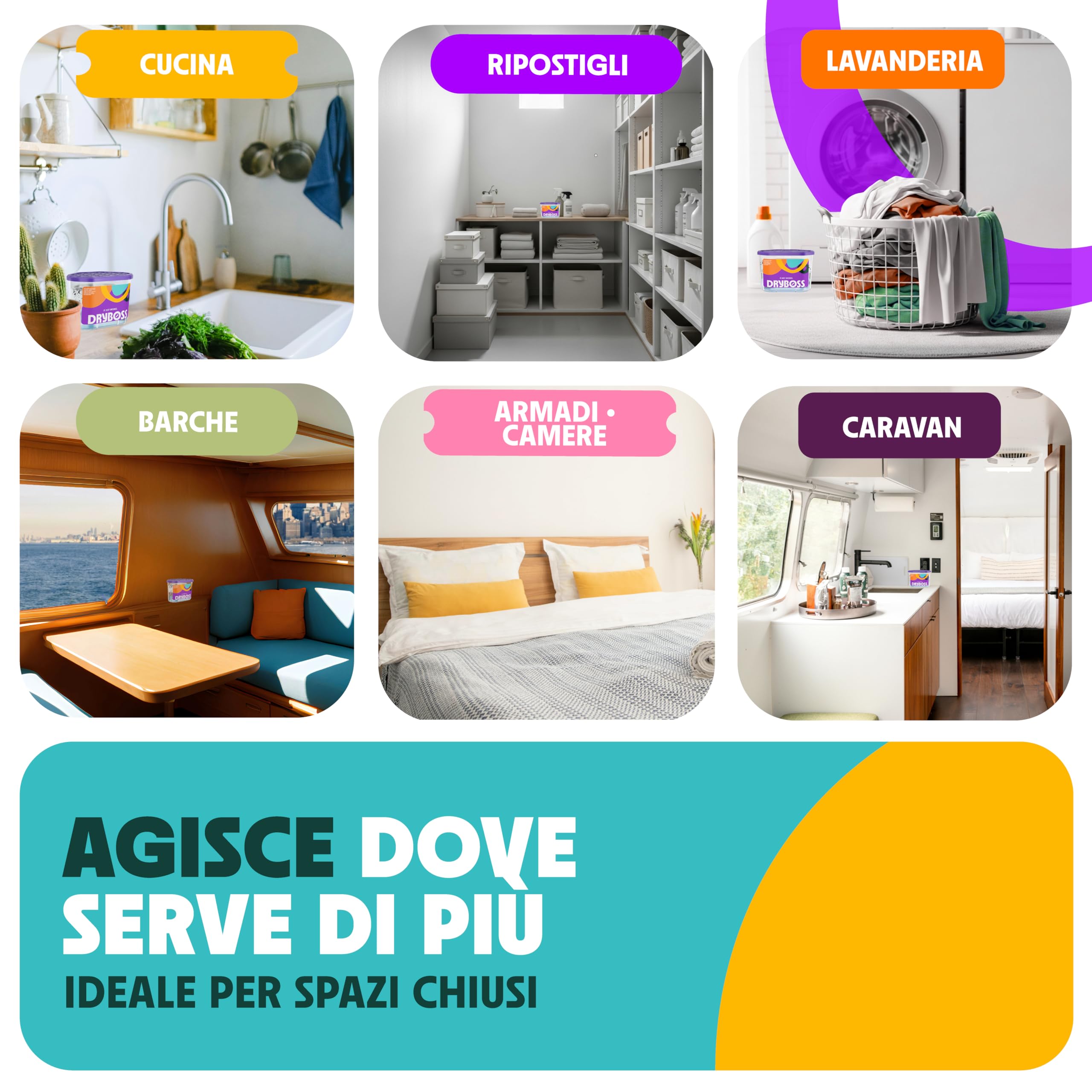 Pack X 10 Deumidificatore Per Armadio Assorbi Umidità Antimuffa Sacchetti Anti Umidità Per Cassetti, Casa, Armadi E Vestiti Elimina Odori E Muffa Bustine Deumidificanti Con Cristalli Di Sale