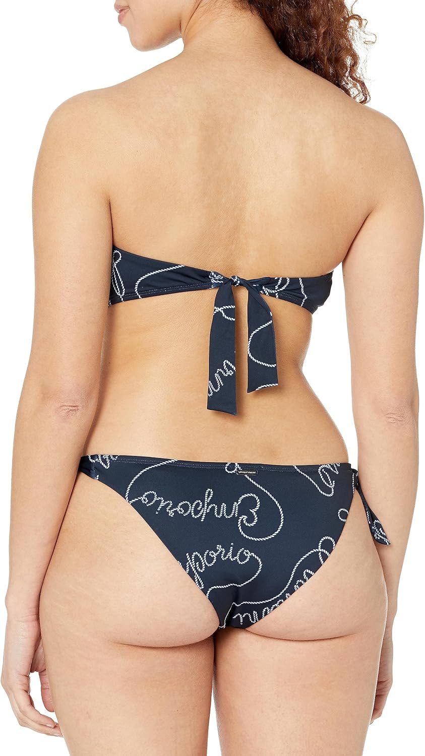 ★EMPORIO ARMANI★ Women Embo Wave Lip Bikini Set Blue 08251 Amazon.com: Emporio Armani Women's Standard Band & Bow