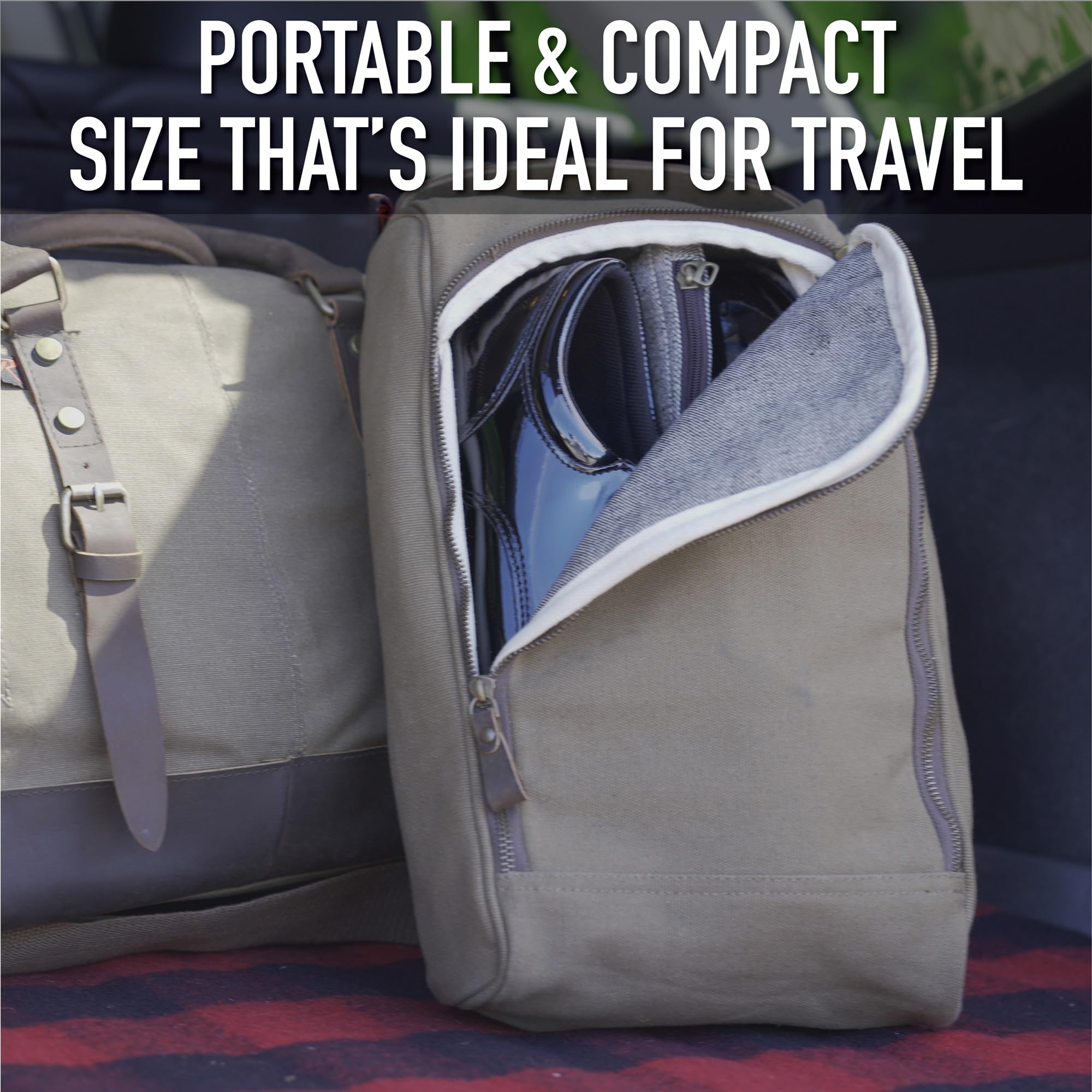Rothco Bolsa de lona para zapatos, organizador de tenis para viajes, golf, gimnasio y deportes, Marrón, Rothco Bolsa de lona para zapatos