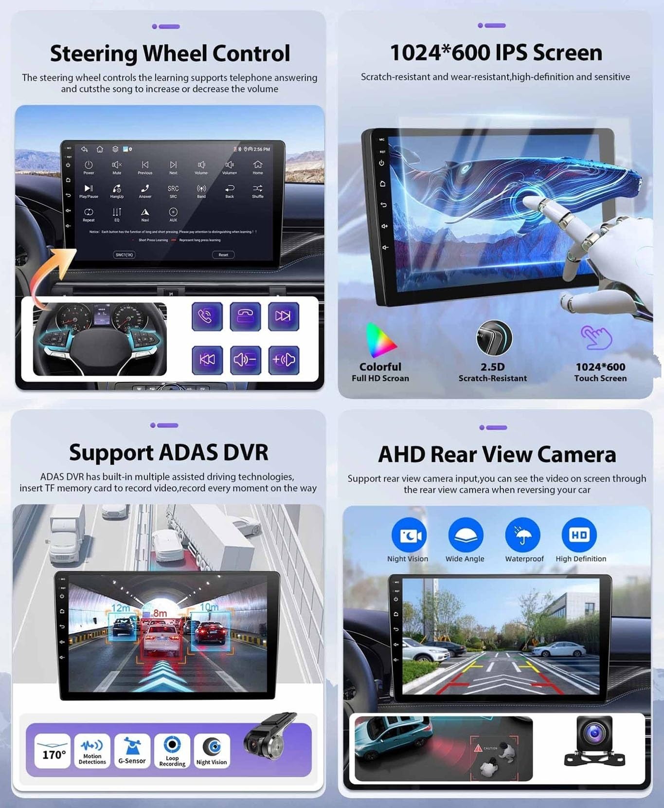9 Pulgadas Android 16 Radio de Coche para Toyota Verso R20 2009-2018