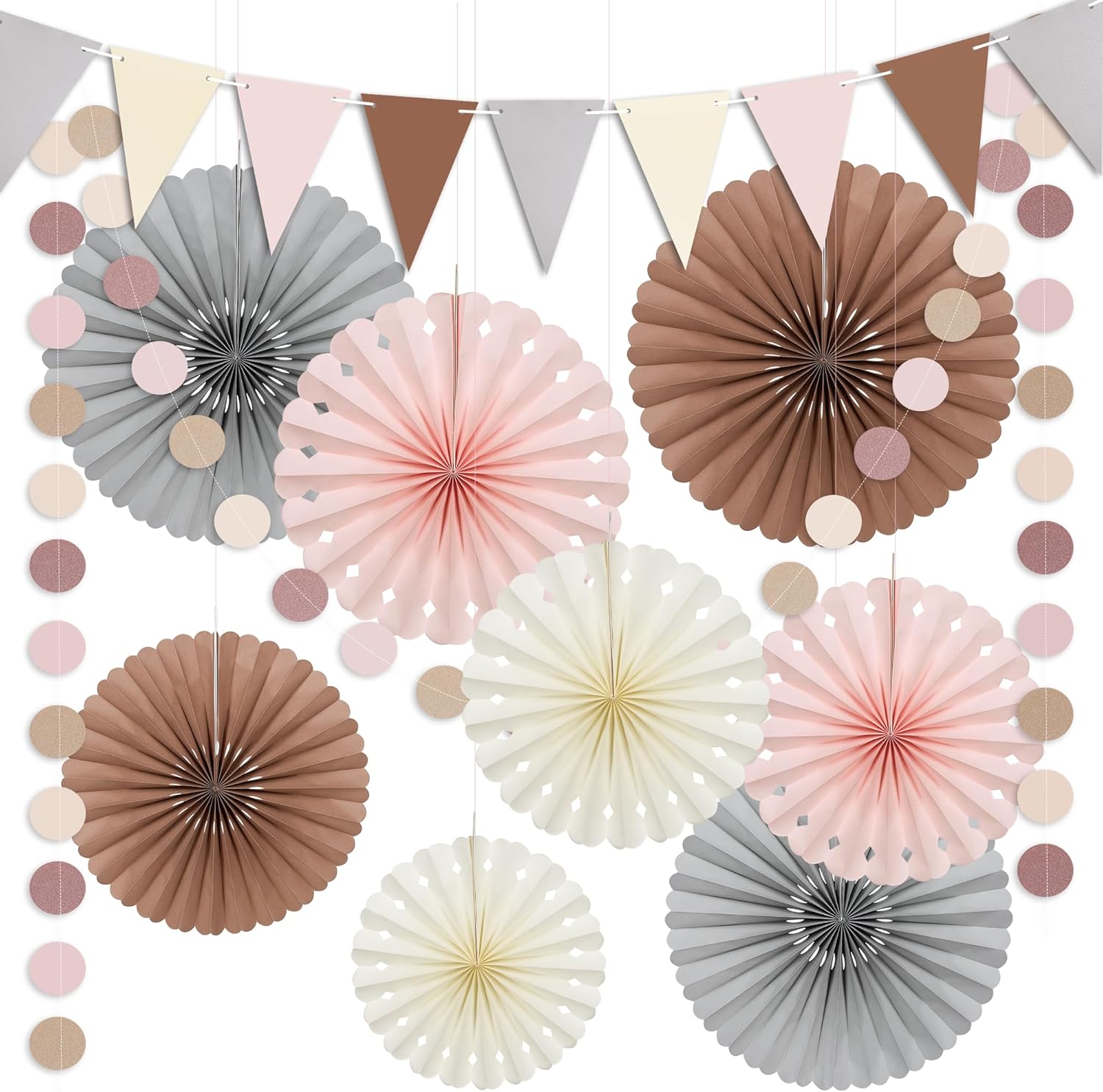 Syoulin Papierlaternen Set - 14 Stück Für Hochzeit & Party Dekoration