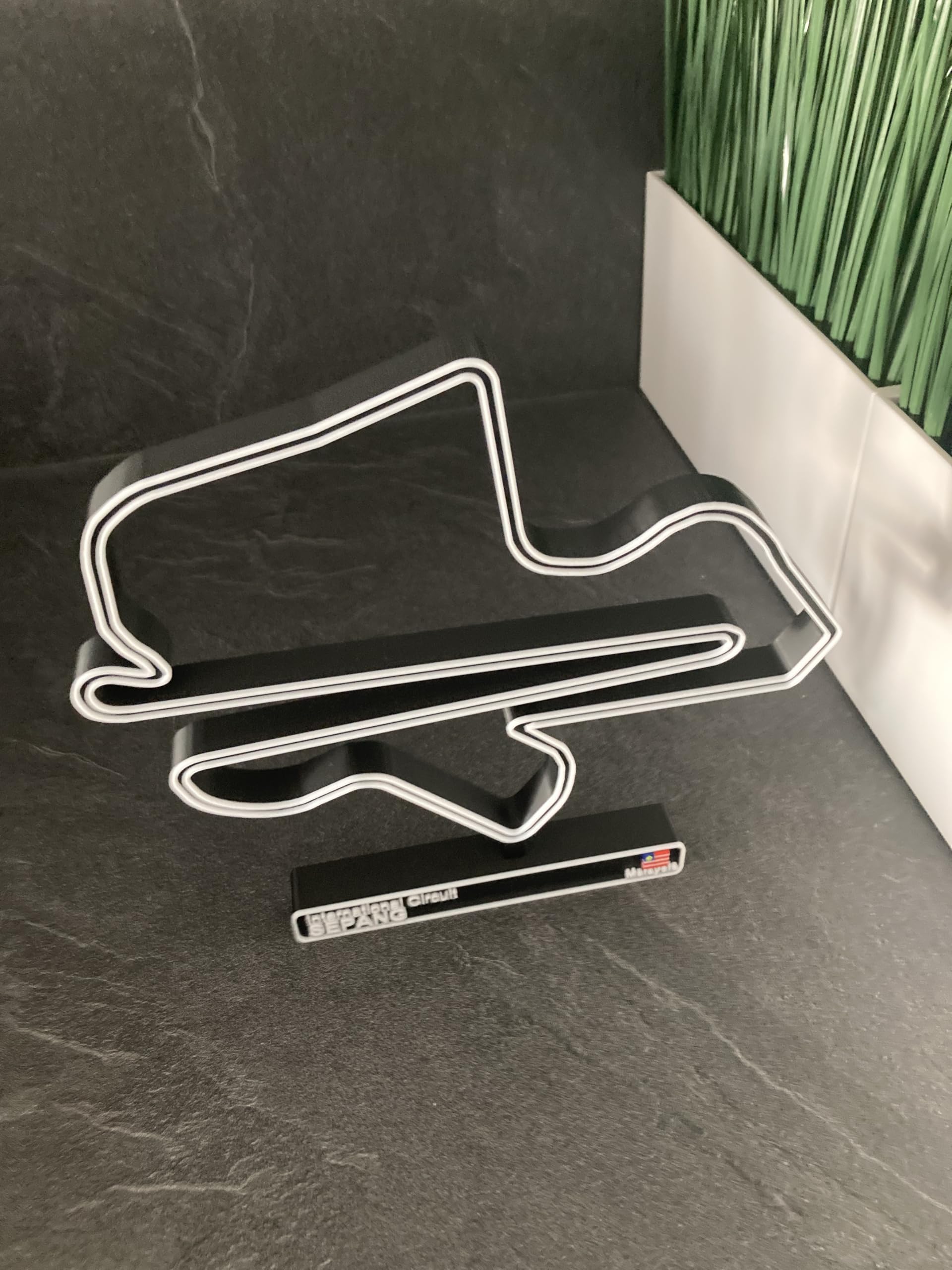 Circuito de Sepang, Maqueta de Circuito de Carreras 3D, Decoración del Automóvil