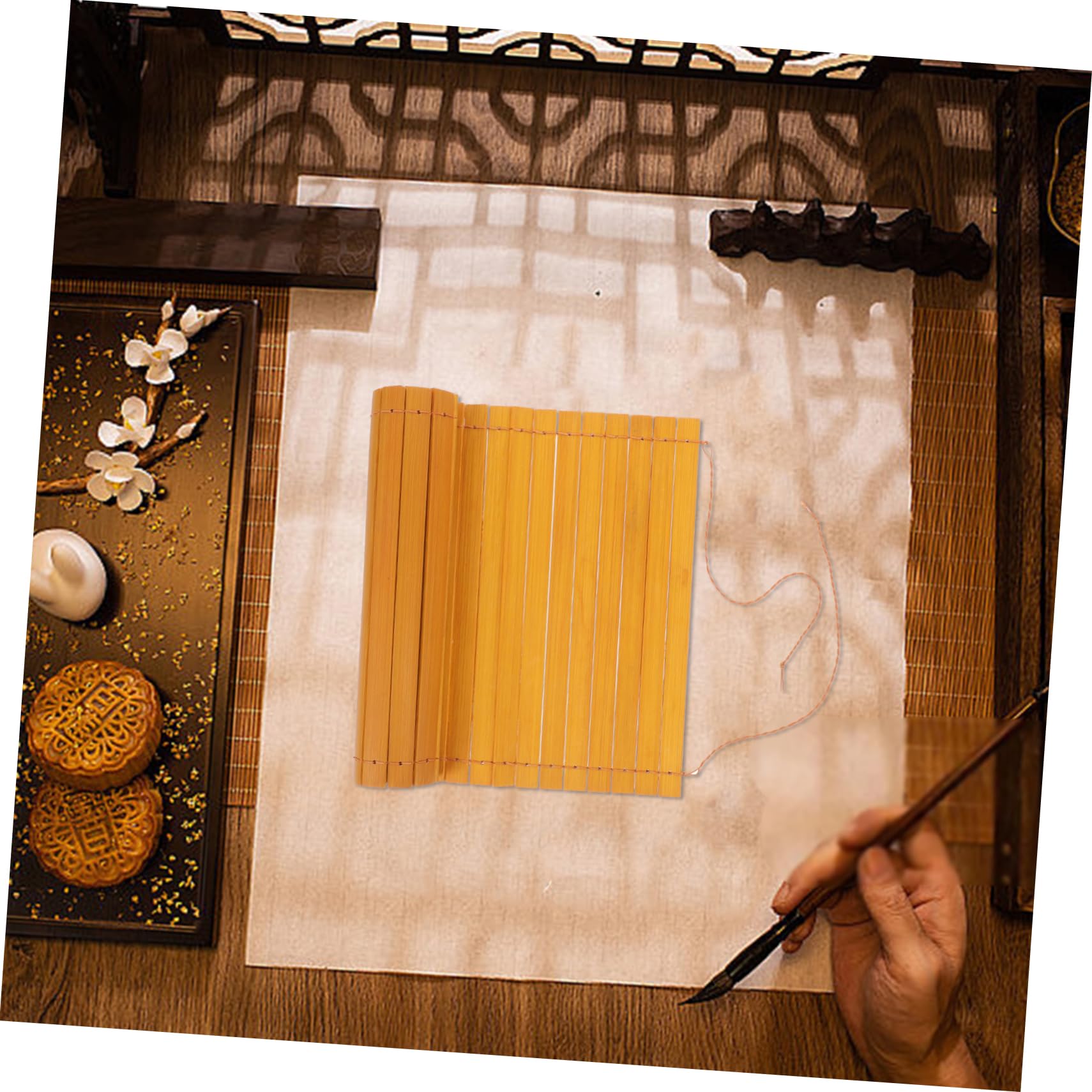 竹の書道飾り 竹の書道飾り