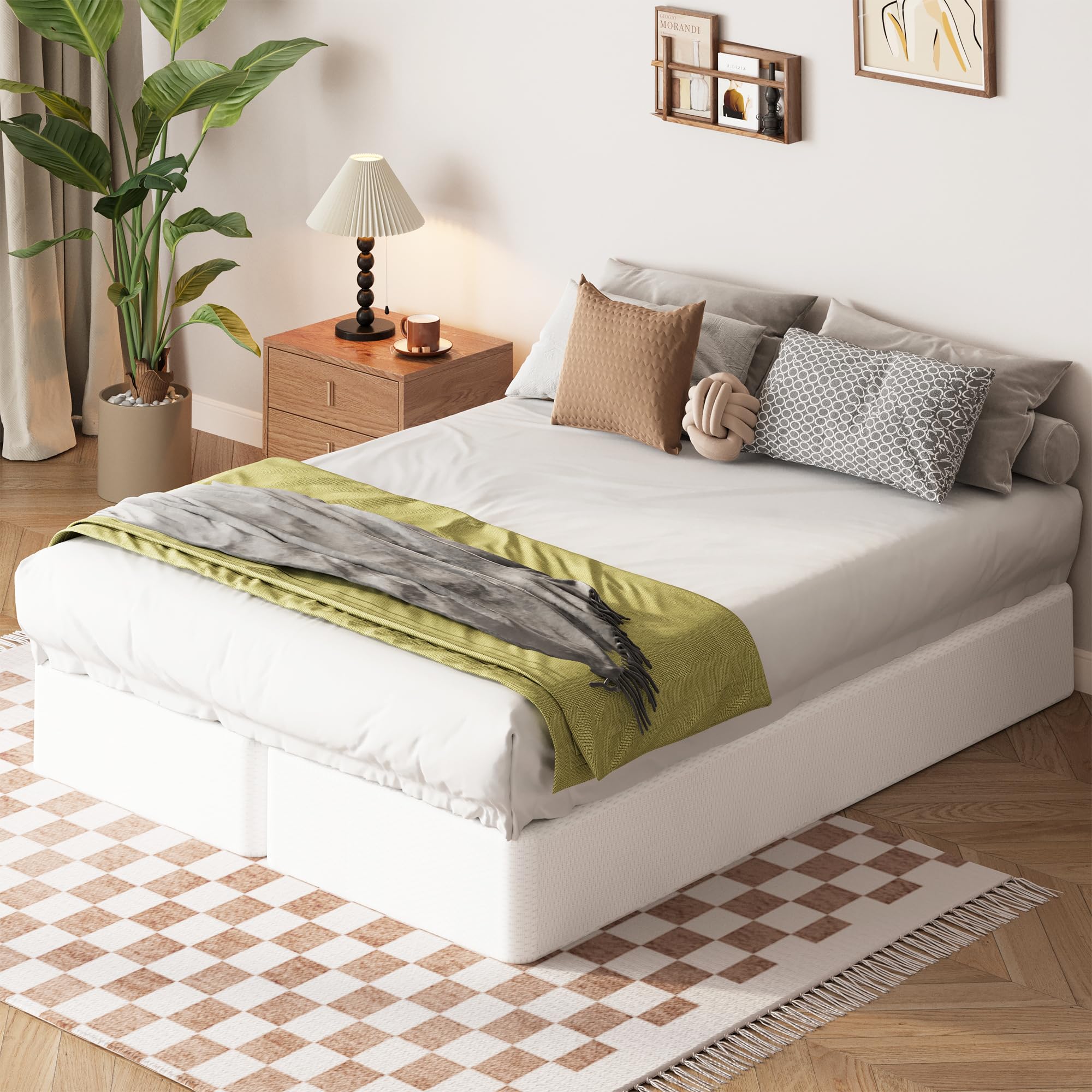 Best Split Queen Box Spring Picks for 2026 3 EMODA 7 Inch Split Queen Box Spring Heavy Duty Metal Mattress Foundation — product photo