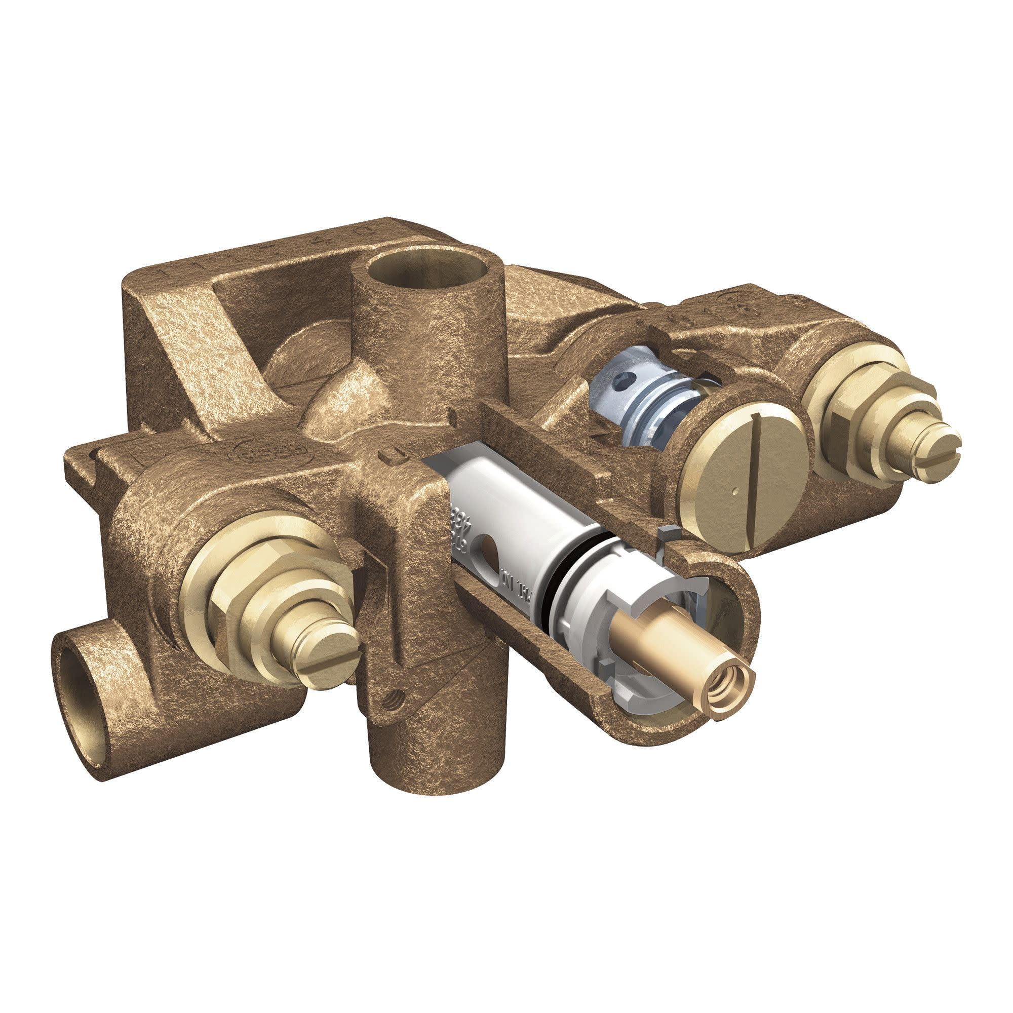 Moen M-PACT Moentrol Shower Valve with Stops, 1/2-Inch CC, 3570 