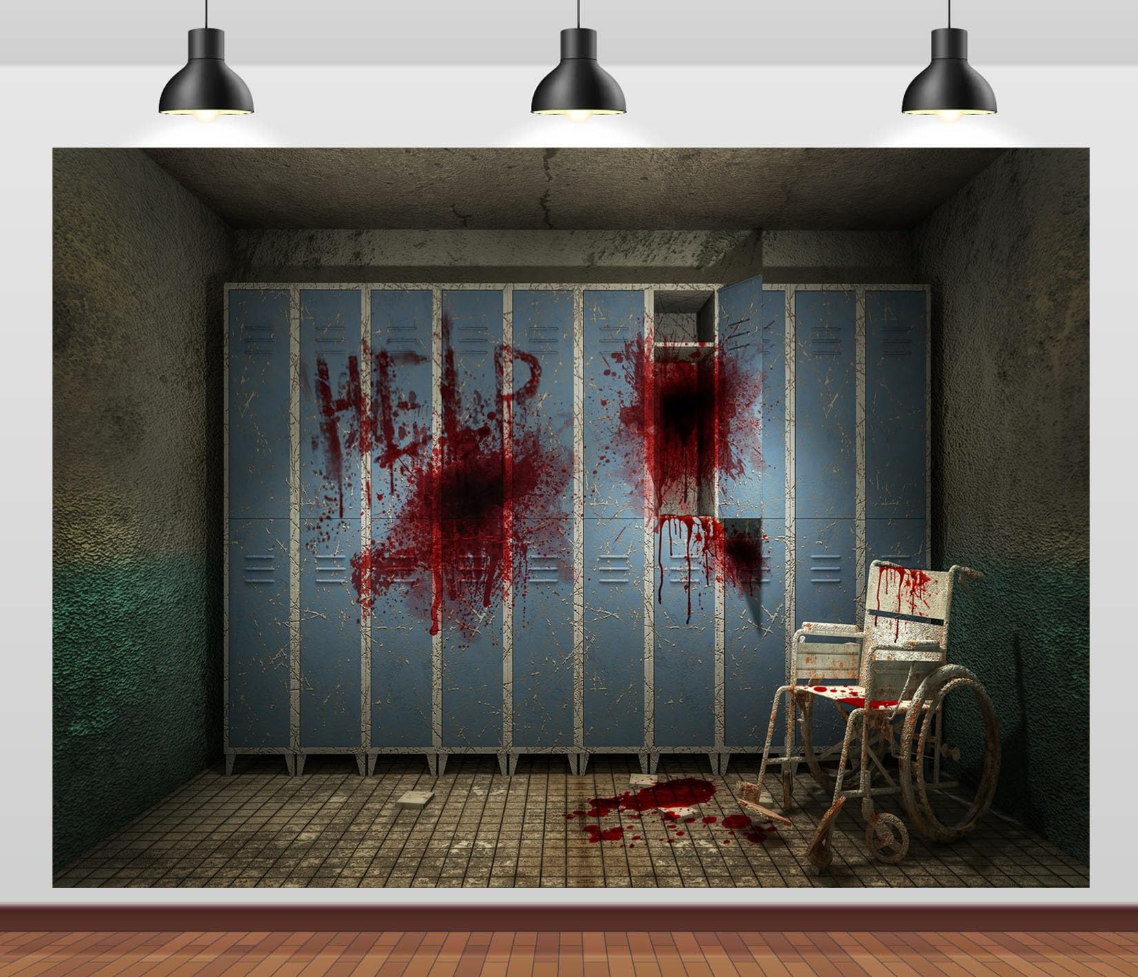 Amazon.com : Loccor 8x6ft Fabric Creepy Hospital Backdrop Horror
