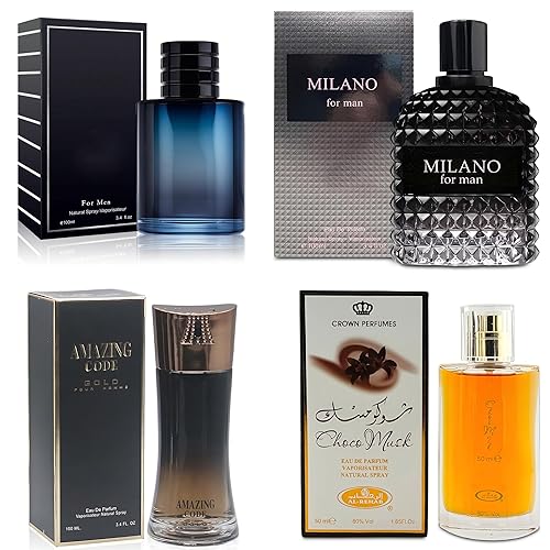 Miniatura 21 de Set de 4 Colonias para Hombre Incluye Aromas de Choco Musk/SE/Invincible/Milano de Madera, Especiada, Cítrico y Aromático eau de parfum Set de