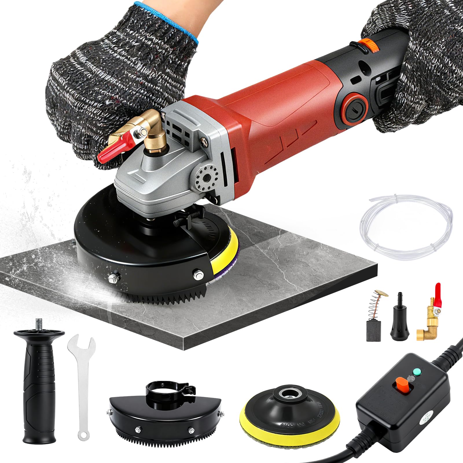 Polisseuse à pierre humide pour rénover votre plan de travail de cuisine