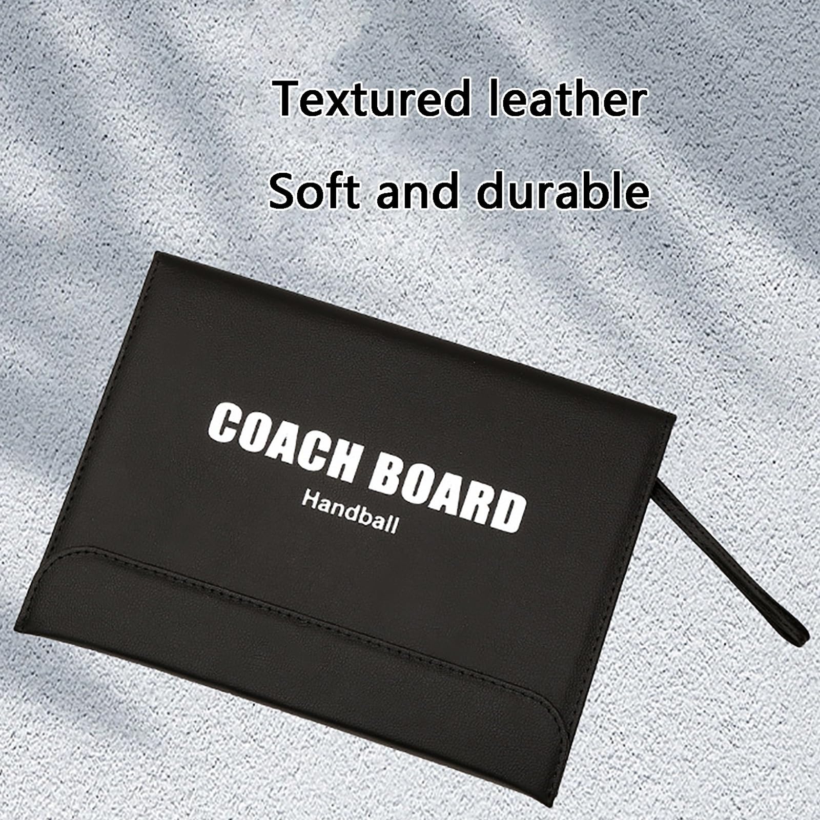 Pizarra con Marcadores Magnéticos para Balonmano, 1 Tablas de Entrenamiento de Balonmano con Bolígrafo Borrable y Diseño Asa, Resistente al Agua y Duradera, Enseñanza Instrucción