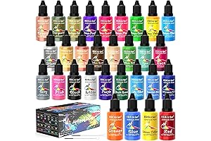 30 Color Ready to Spray Airbrush Paint Set