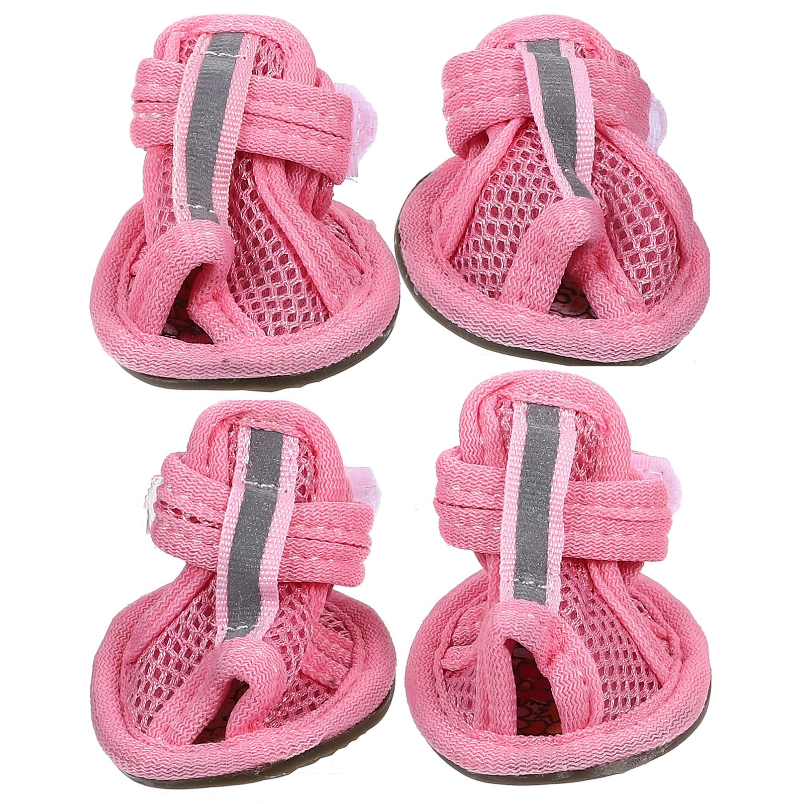 iplusmile Lot de 4 chaussures pour chien - Fournitures pour animaux de compagnie - Sandales pour animaux de compagnie