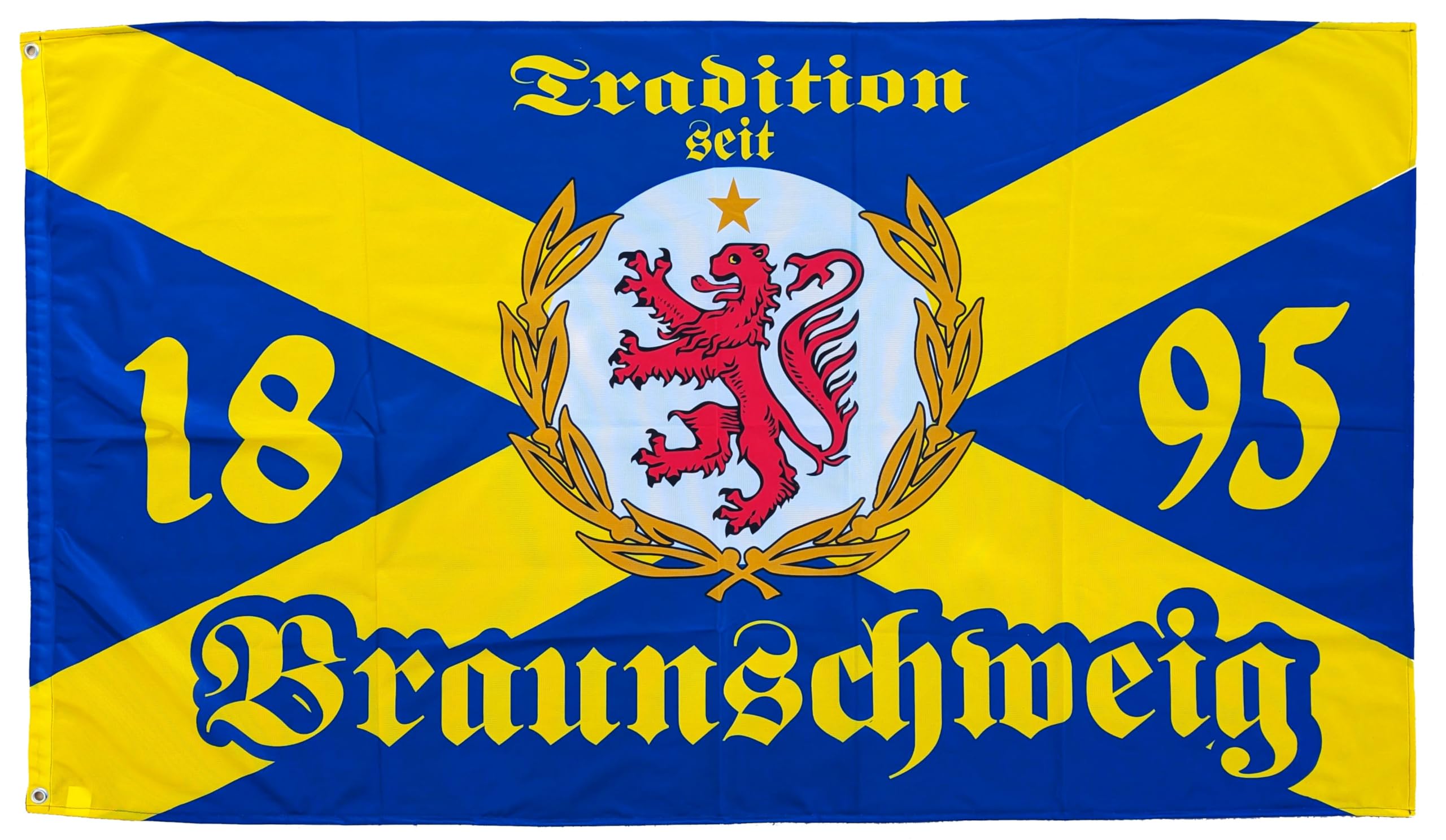 Drapeau Braunschweig de collection historique 1895 grand format polyester extérieur