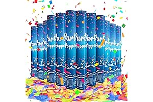Biodegradable Confetti Poppers for Memorable Celebrations