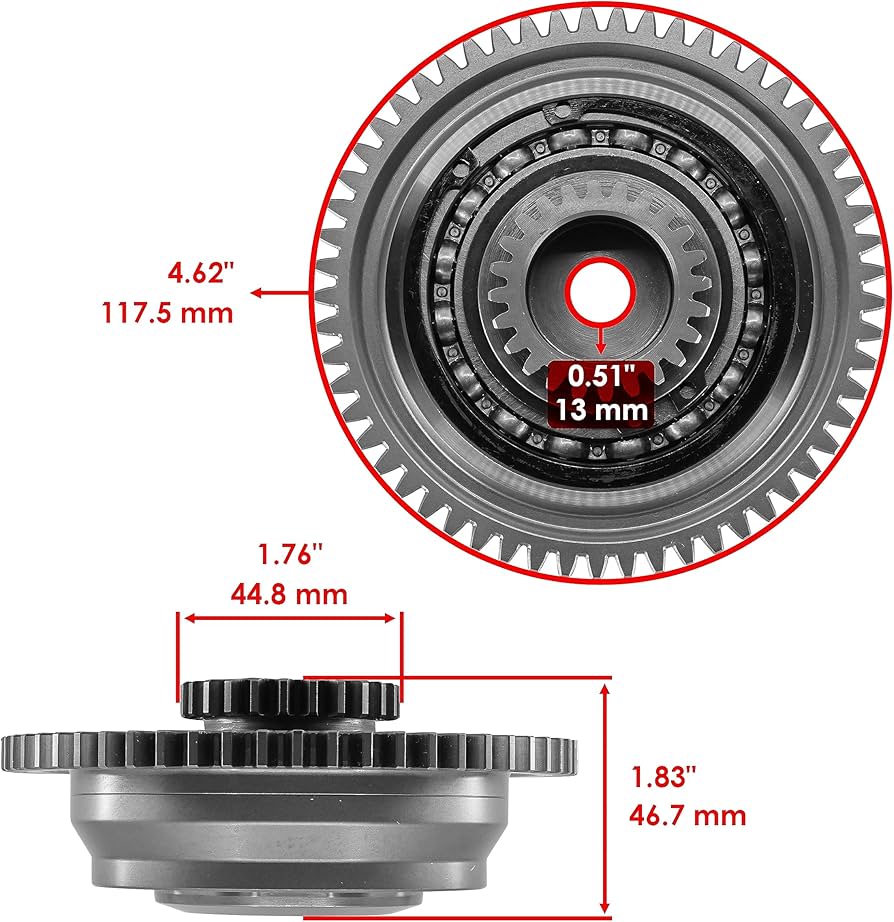 Amazon.com: Caltric Supercharger Clutch Gear Assembly