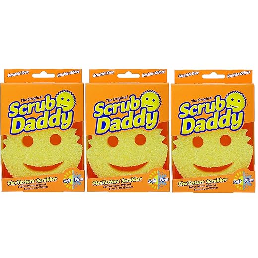 Scrub Daddy Shark Tank Sponge Smiley Face Scratch Free Scrubber by Scrub Daddy