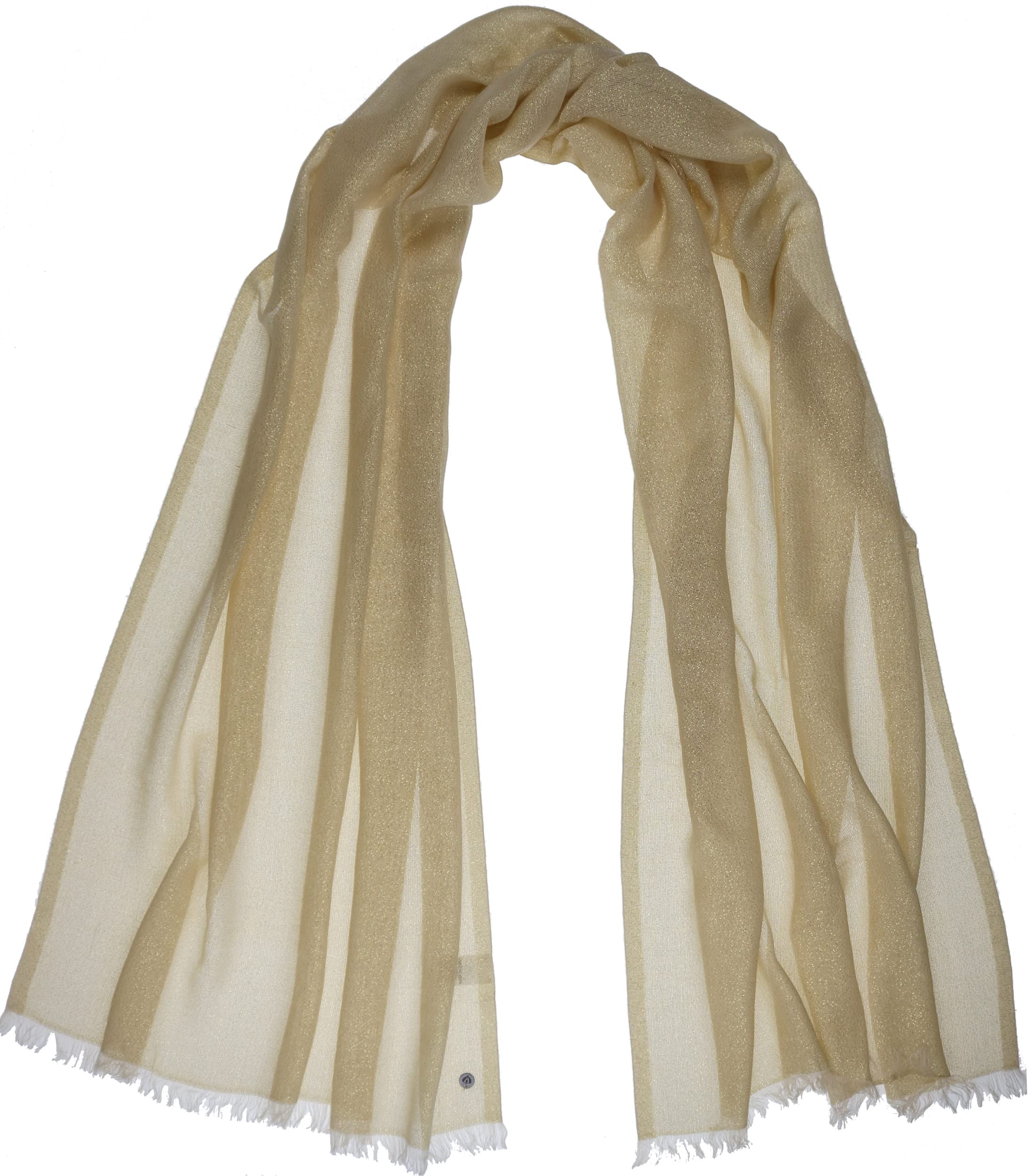 FRAASMetallic Lightweight Women Evening Wrap - Soft Dress Scarf - AllOccasion