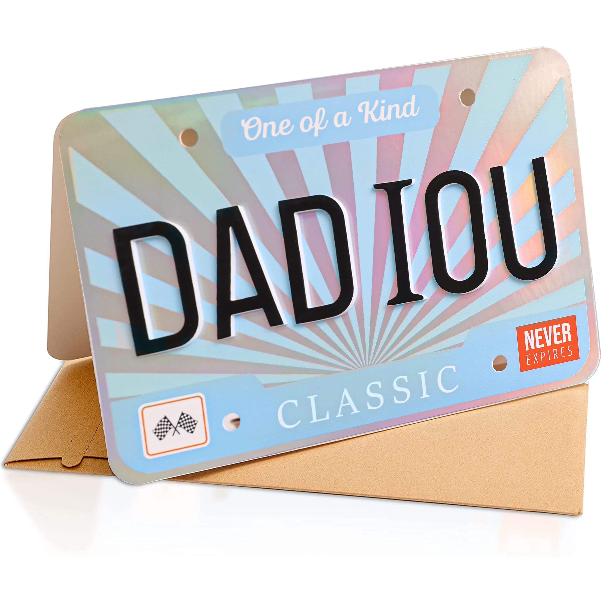 Photo 1 of GIFTING GIGGLES Funny Card for Dad or Husband | for Happy Birthday, Father’s day, Thank You, Appreciation - Big 3D Vibrant Card w/Pop Up Letters | 40th 50th 60th 70th 80th 90th [9 inch by 6 inch]