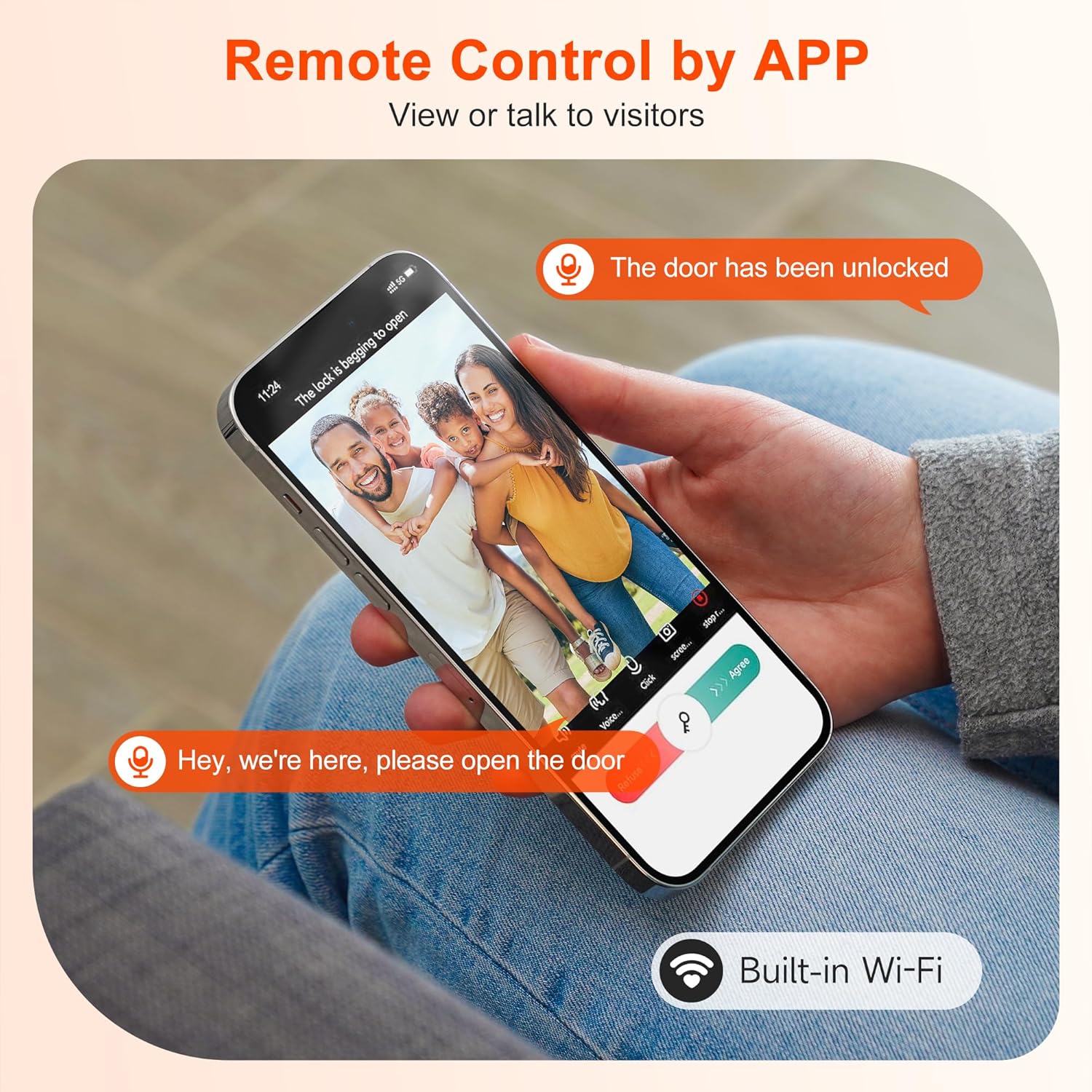 Keyless Entry Door Lock with Camera Electronic Smart Lock Fingerprint Keypad Deadbolt with Code, App Remote Control, Auto Unlock, Wi-Fi Connected, Doorbell for Front Door Keyless Entry Door Lock with Camera Electronic Smart Lock Fingerprint Keypad Deadbolt with Code, App Remote Control, Auto Unlock, Wi-Fi Connected, Doorbell for Front Door