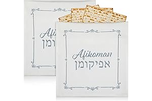 2 Pcs Elegant Passover Seder Afikomen Cover Bags