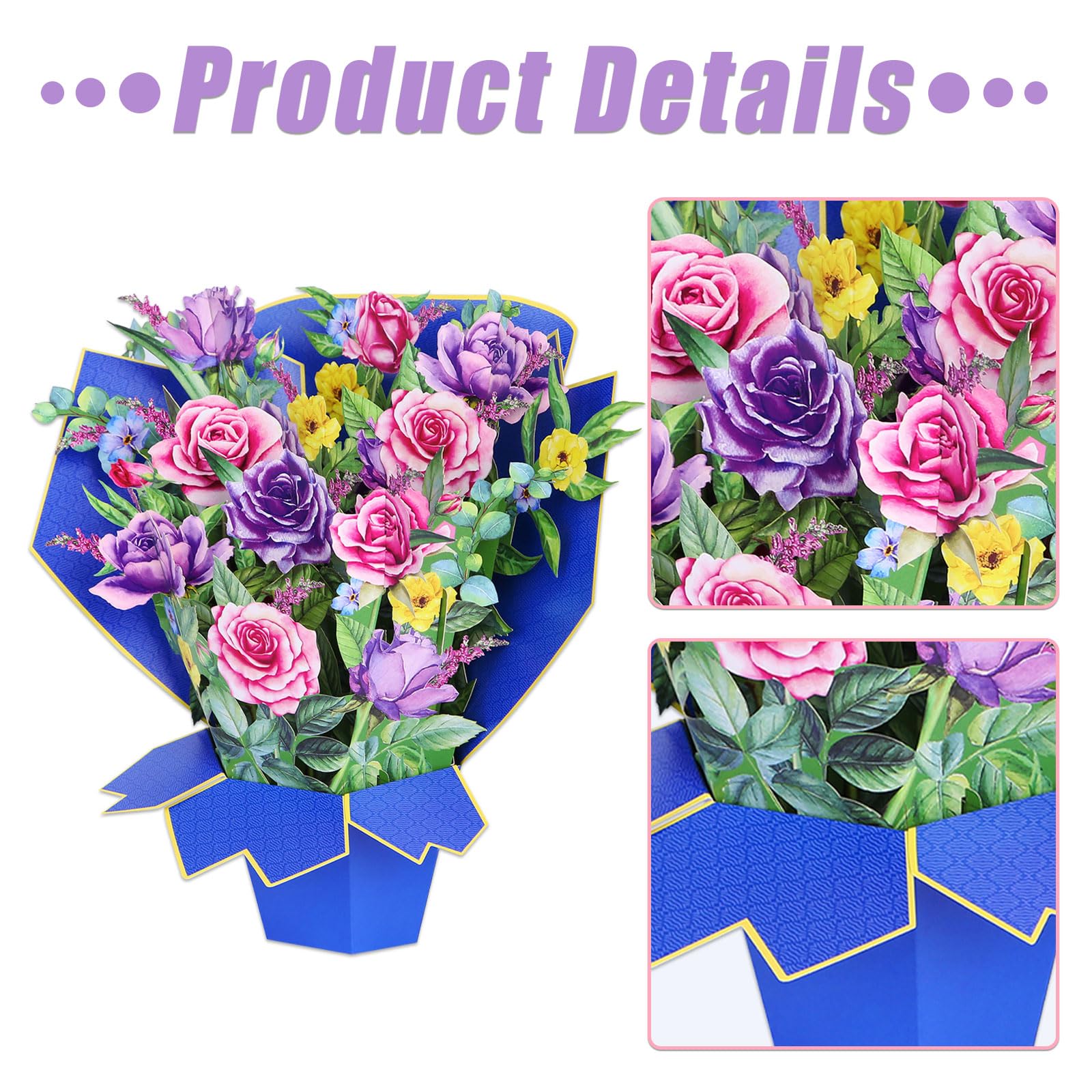 Snapklik.com : YiYou Pop Up Flower Cards, Graduation Cards 3D Paper ...