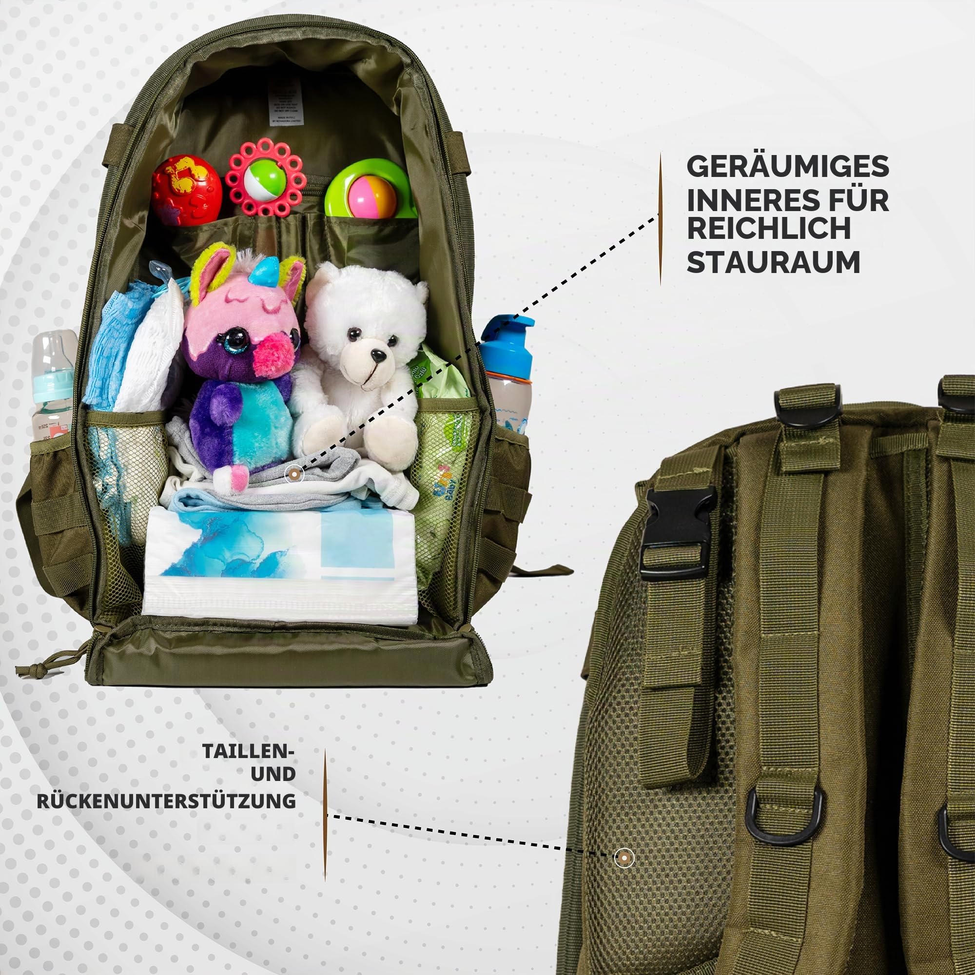 Mossa tactical baby gear
