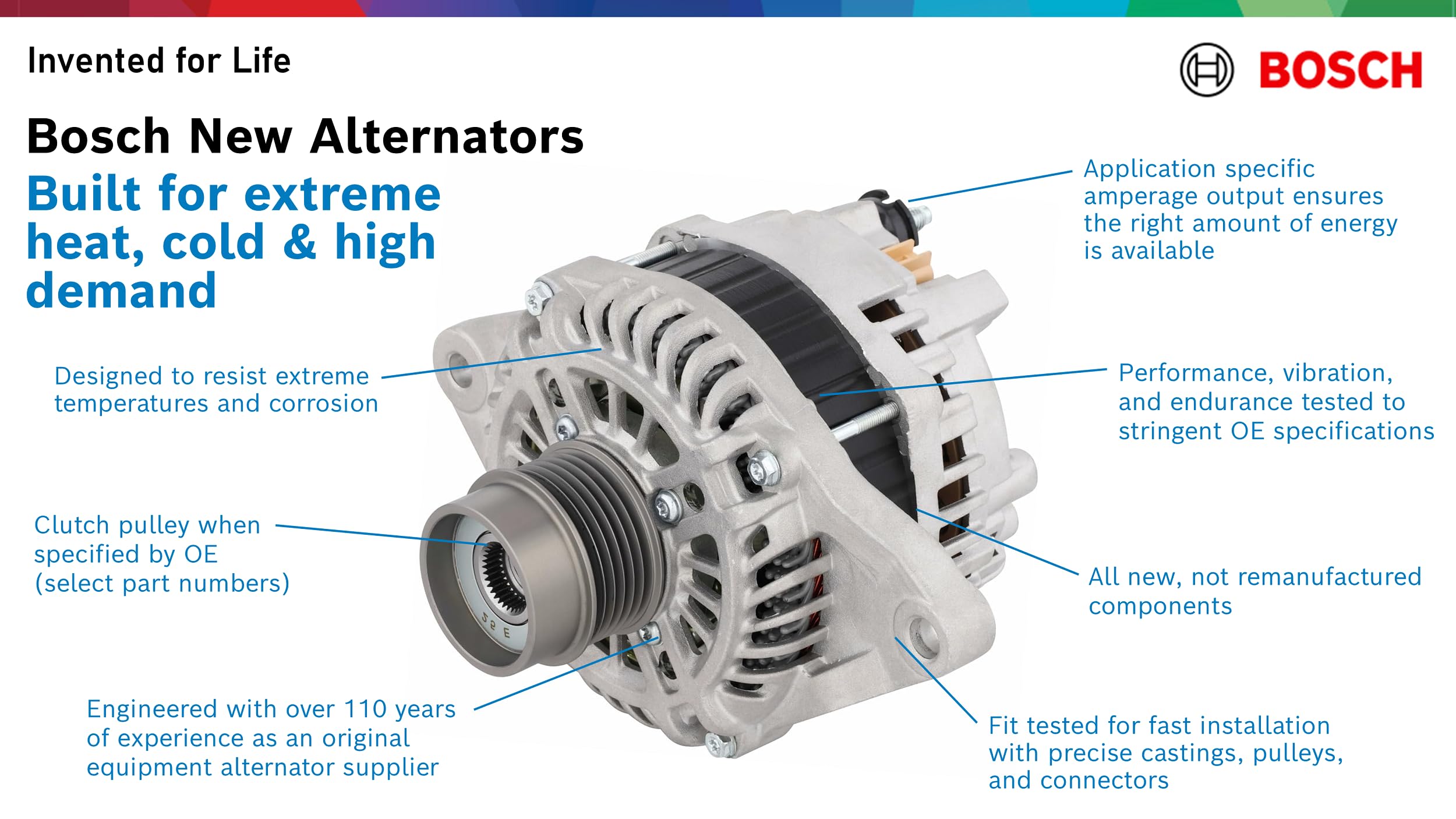 Amazon.com: BOSCH AL0703N Original Equipment New Alternator