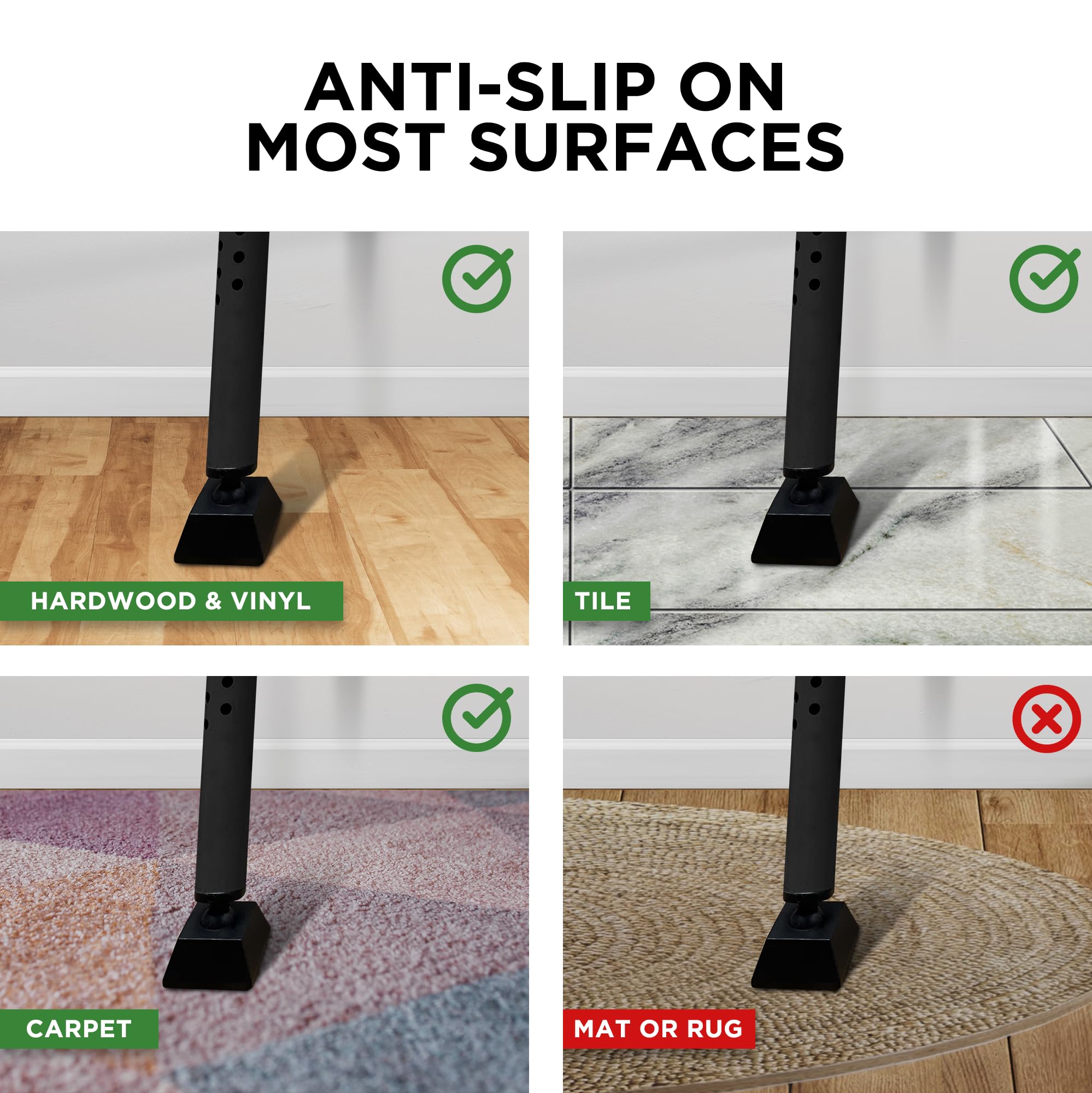 Guard Dog Security Door Jammer 2in1 Adjustable Door