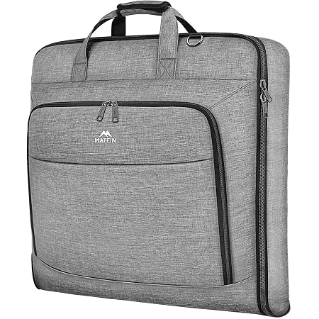 Amazon.com: Bolsas de ropa de transporte para viajes, resistente al agua,  bolsa colgante para hombres y mujeres, equipaje plegable con funda de maleta  sin arrugas para traje de vestido, suéter de camisa,