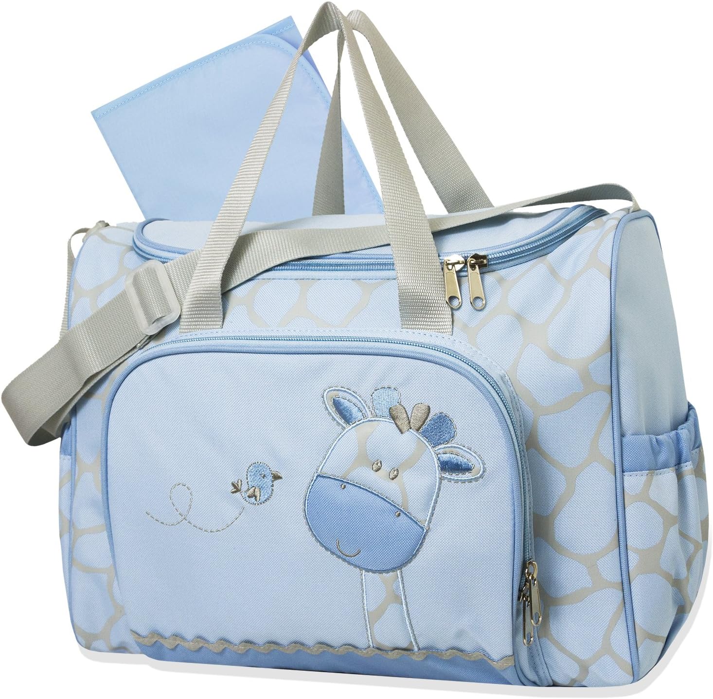 Tender Kisses Giraffe 2 in 1 Diaper Bag