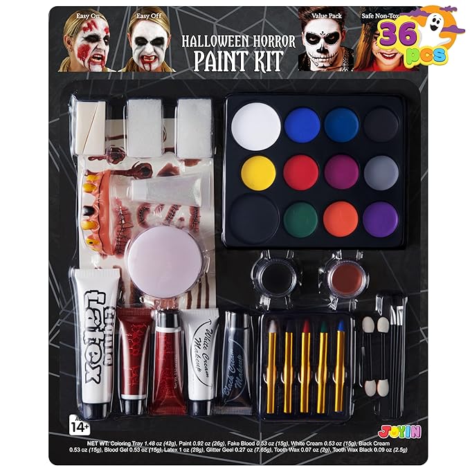 JOYIN Halloween Makeup Set Ultimate Family Party Pack