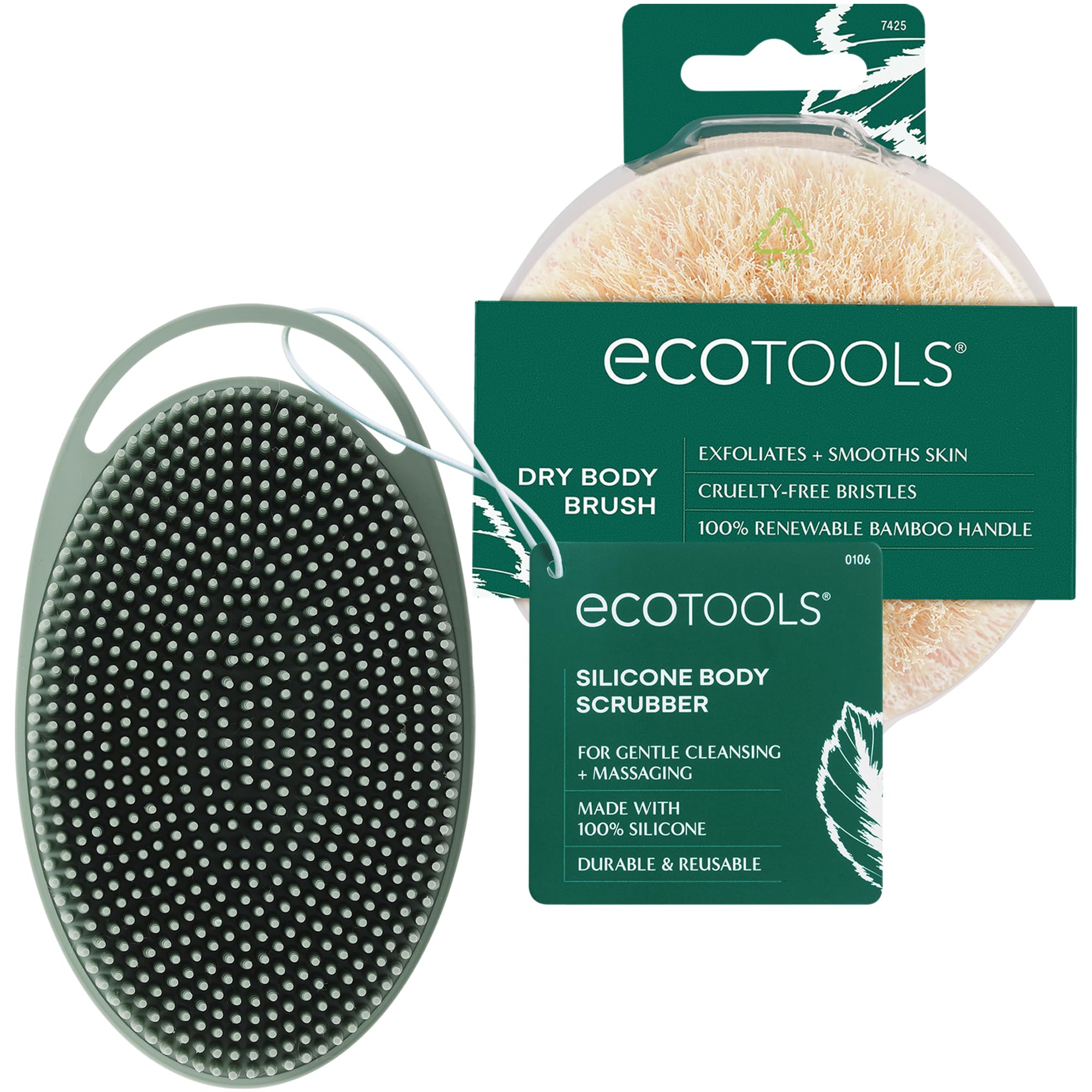 EcoTools Body Brush and Silicone Scrubber Set