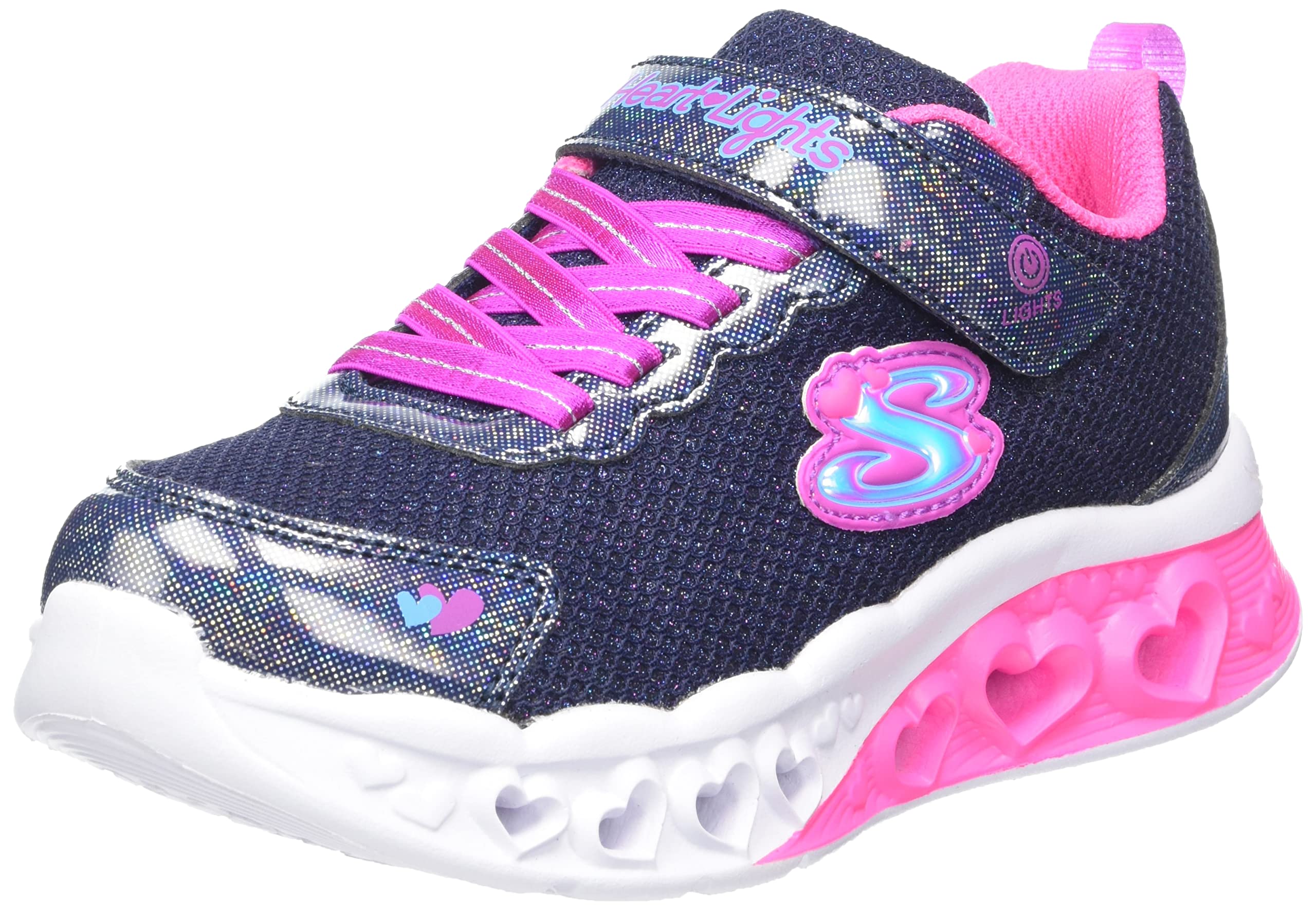 Skechers Flutter Heart Lights-Bring, Slip On NiƱas