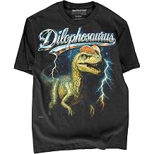 Velociraptor Dinosaur Graphic Tee - Funny T Shirts for Men and Women - Jurassic Themed 100% Heavyweight Cotton