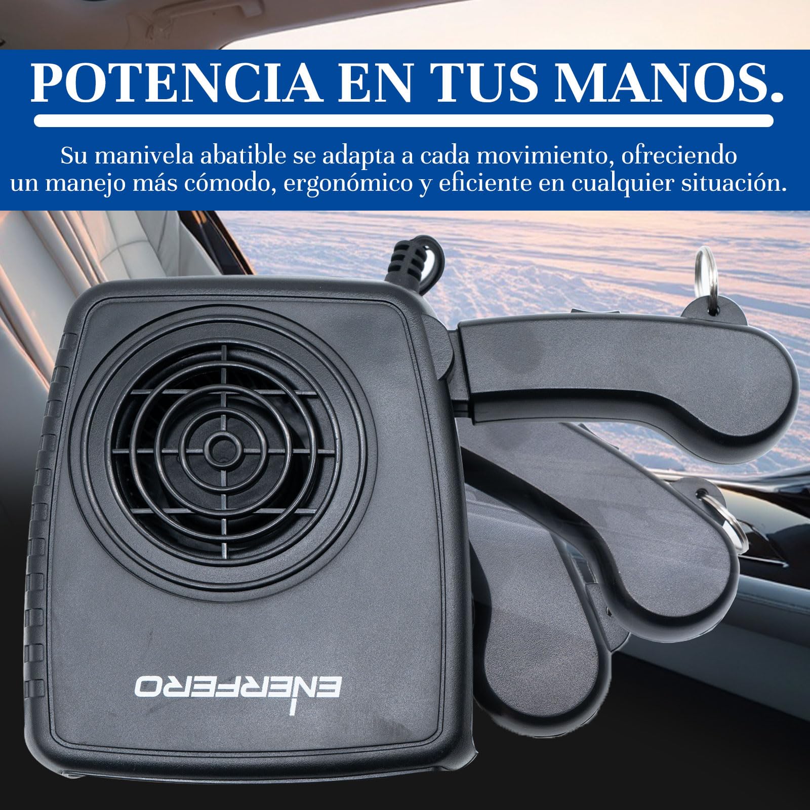 calefactor coche 12v,Kit de Calefacción Invierno Coche 150W calefactor coche mechero,niebla Coche Ventilador Calefacción Refrigeración 2 en 1 para Parabrisas