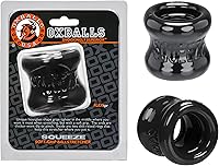 Vista 1 de OXBALLS Estirador de bolas para apretar, anillo grueso y flexible de Blubbery que convierte tus nueces en perchas bajas y pesadas, saco de goteo