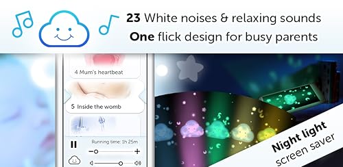 Baby White Noise - Babies relaxing sleep sounds, music and melodies