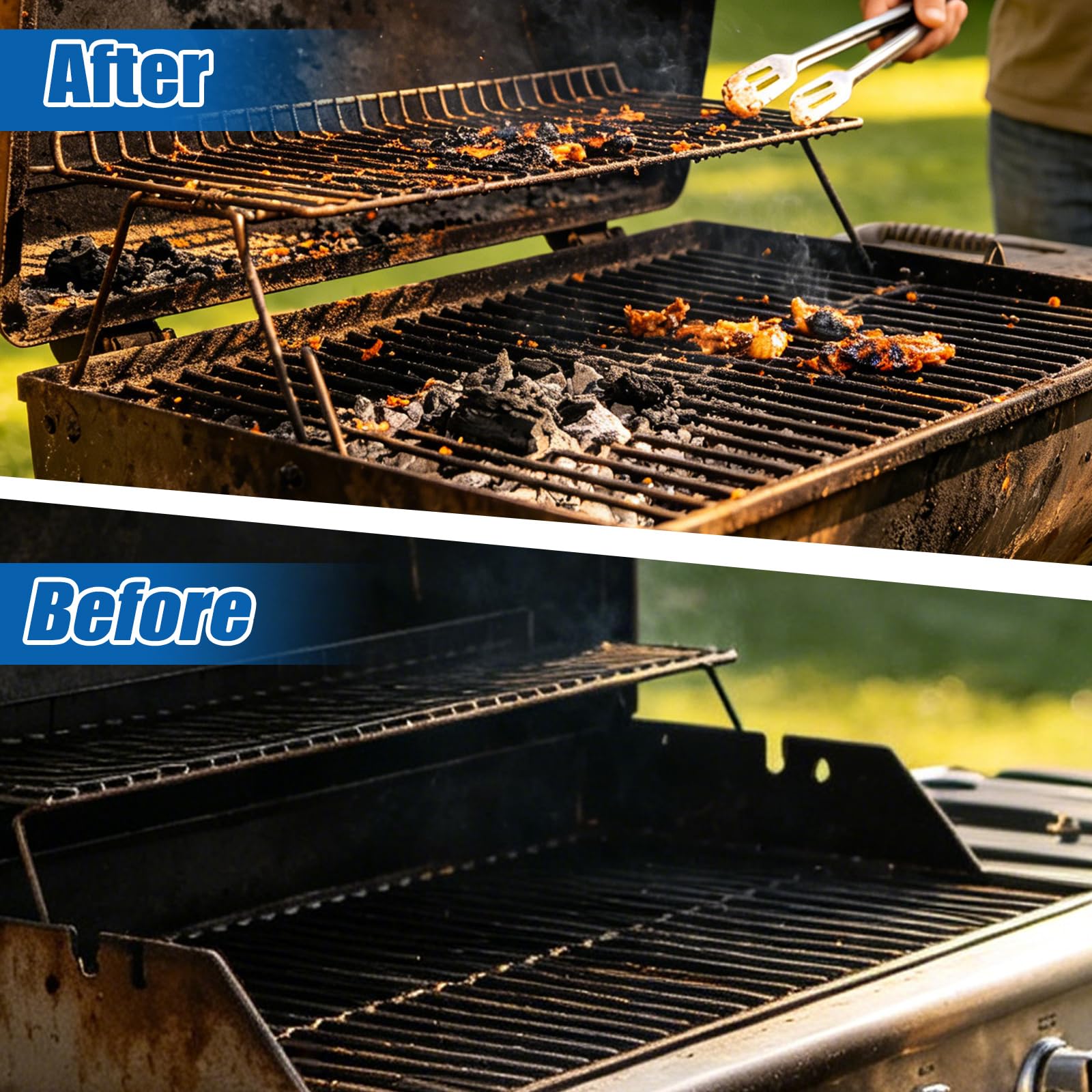 Spazzola elettrica per barbecue senza fili con luce LED e indicatore della batteria, spazzola elettrica per barbecue ricaricabile da 800 giri/min, testina rimovibile per griglia e pulizia barbecue