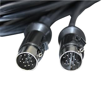 CD Change Cable Replacement for Alpine Roland Kenwood Clarion Unilink Data Link C-Bus Lead Male to Male Full PINS 5Ft Lock