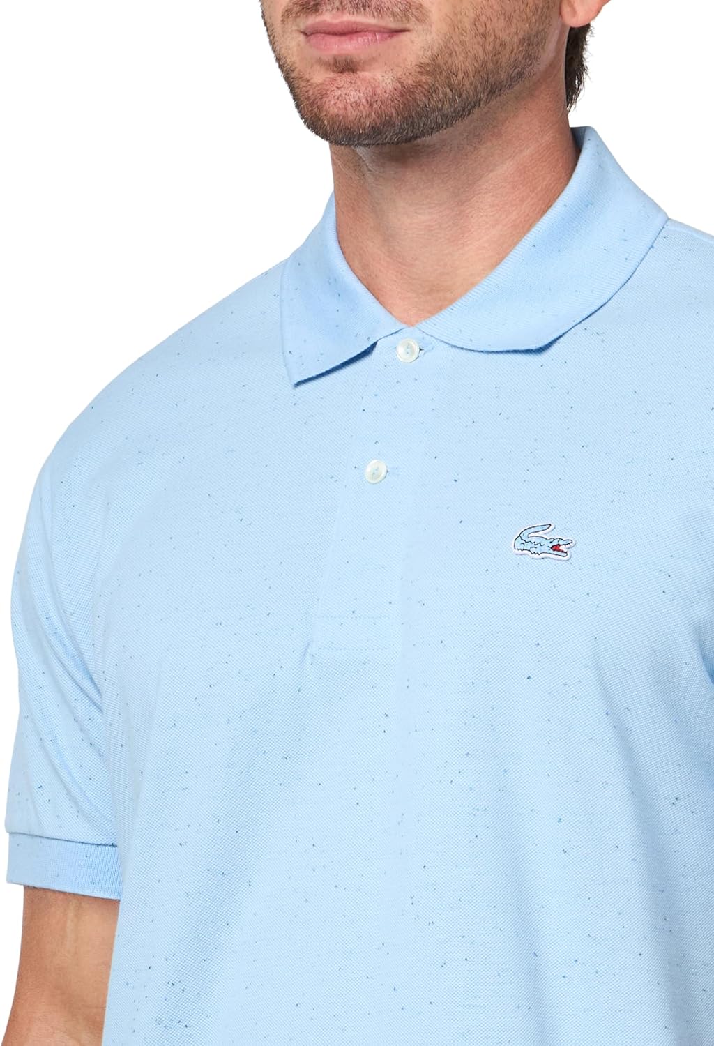 Lacoste Men's Classic Fit Mini-piqué Marl Polo - Image 3