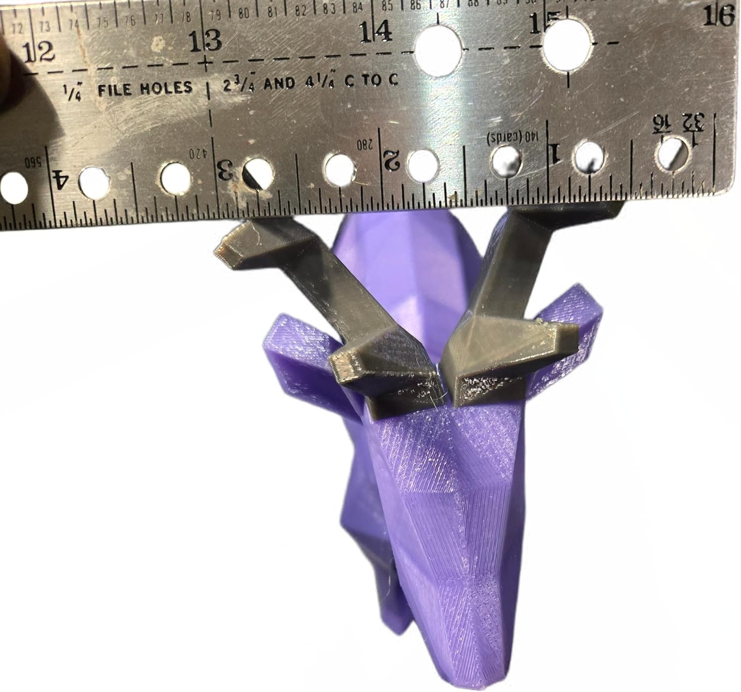 Zax Dezignz 3D Printed Magnetic XL Deer Brain Teaser Geometric Art Decor, 19 Piece Brain Teaser, No Instructions Included