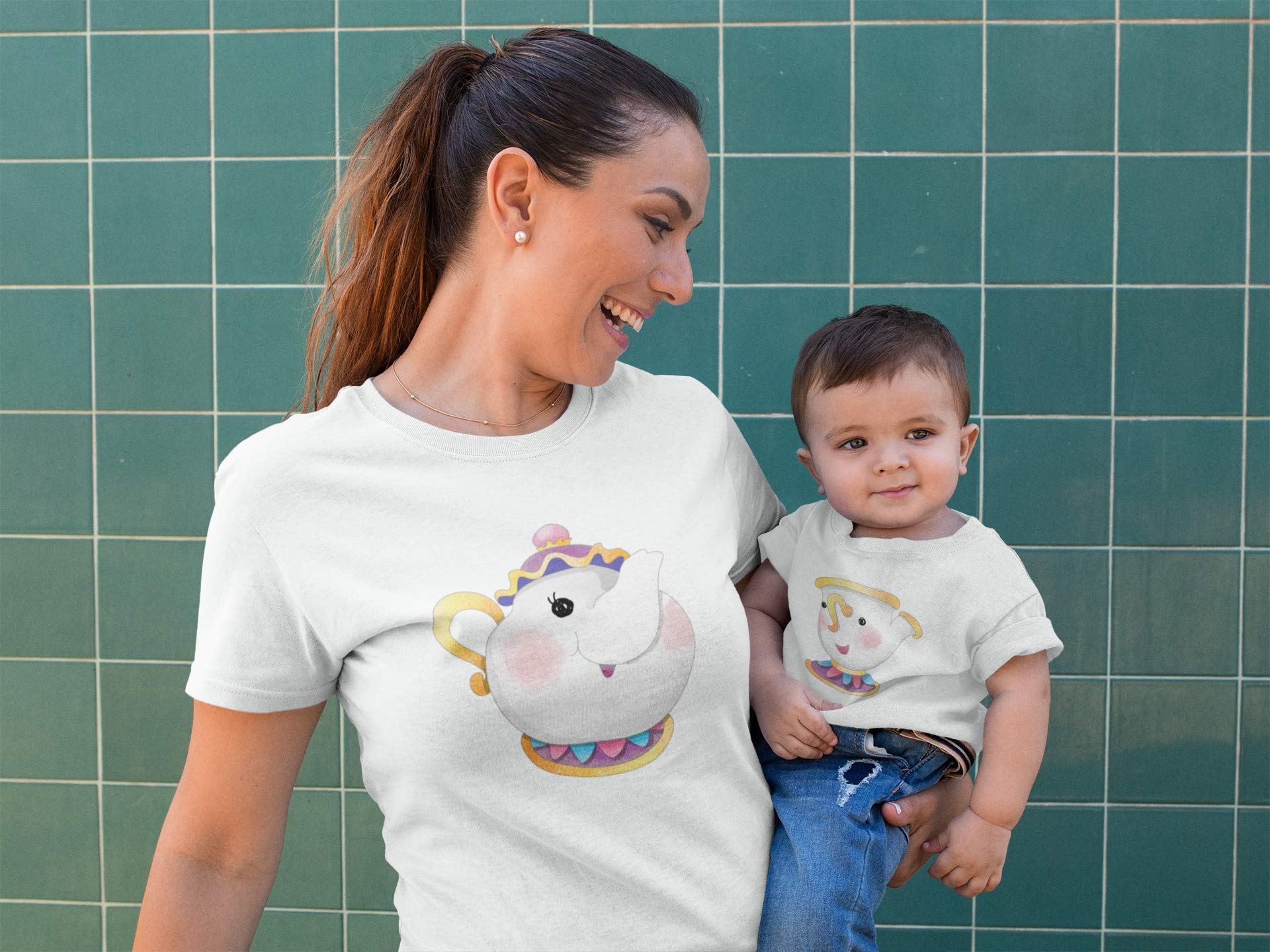 Camiseta Body Conjunto Mamá Niño Niña Chip Potts