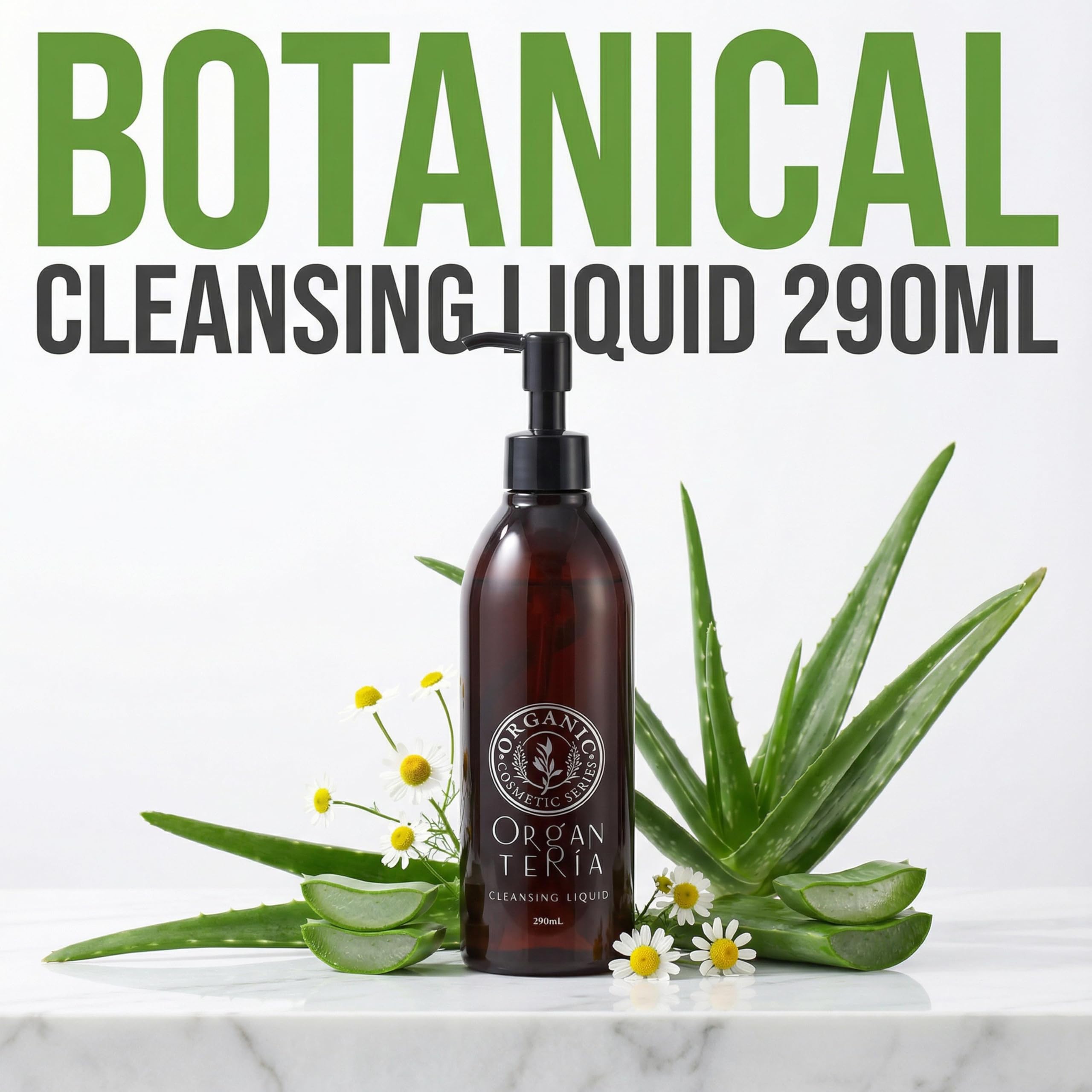 Elitzia Delikatny organiczny płyn do usuwania makijażu micelarnego, z ekstraktami roślinnymi, do skóry wrażliwej, nie pozostawia śladów, bez wysiłku usuwa makijaż