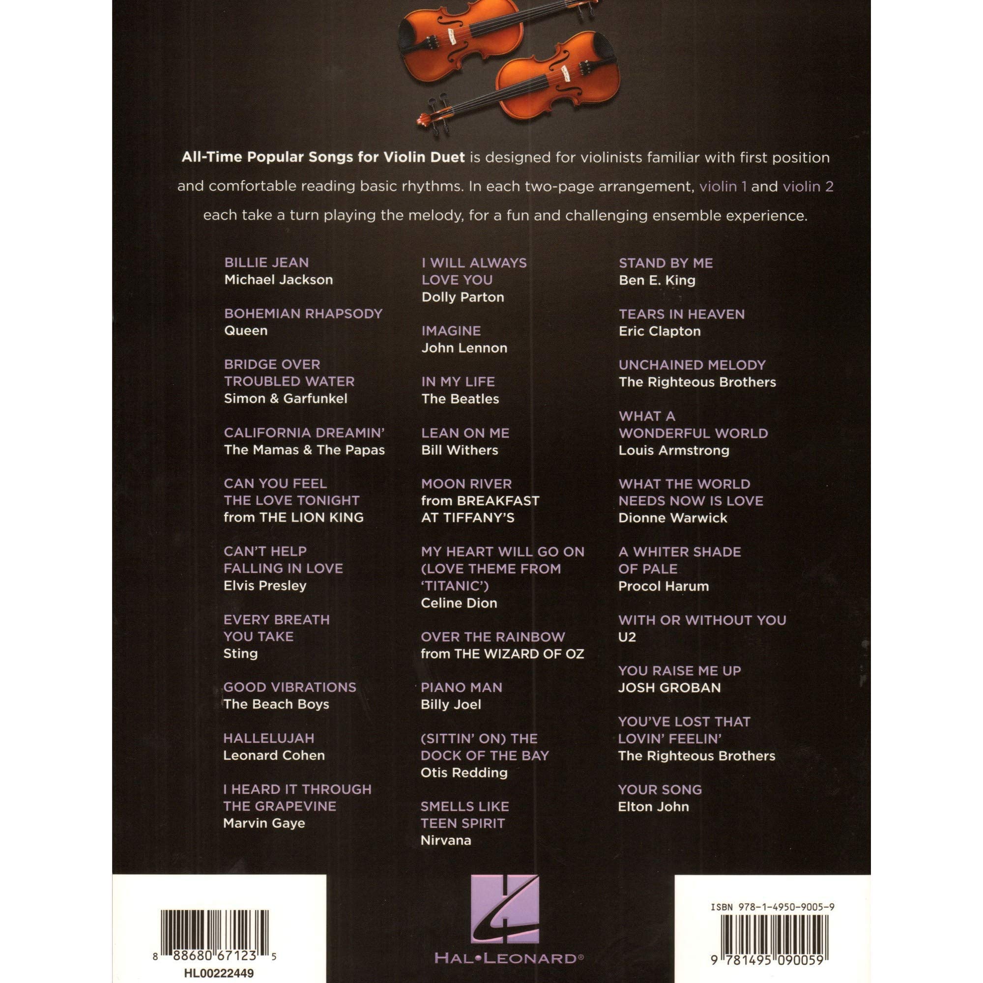 All-Time Popular Songs for Violin Duet - Image 4