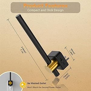 JandCase Night Lights Plug into Wall,0-200LM Dimmable LED Nightlights, Daylight White 5000K Vanity Night Light With Auto Light Sensor for Bathroom Dressing Room, 1 Pack