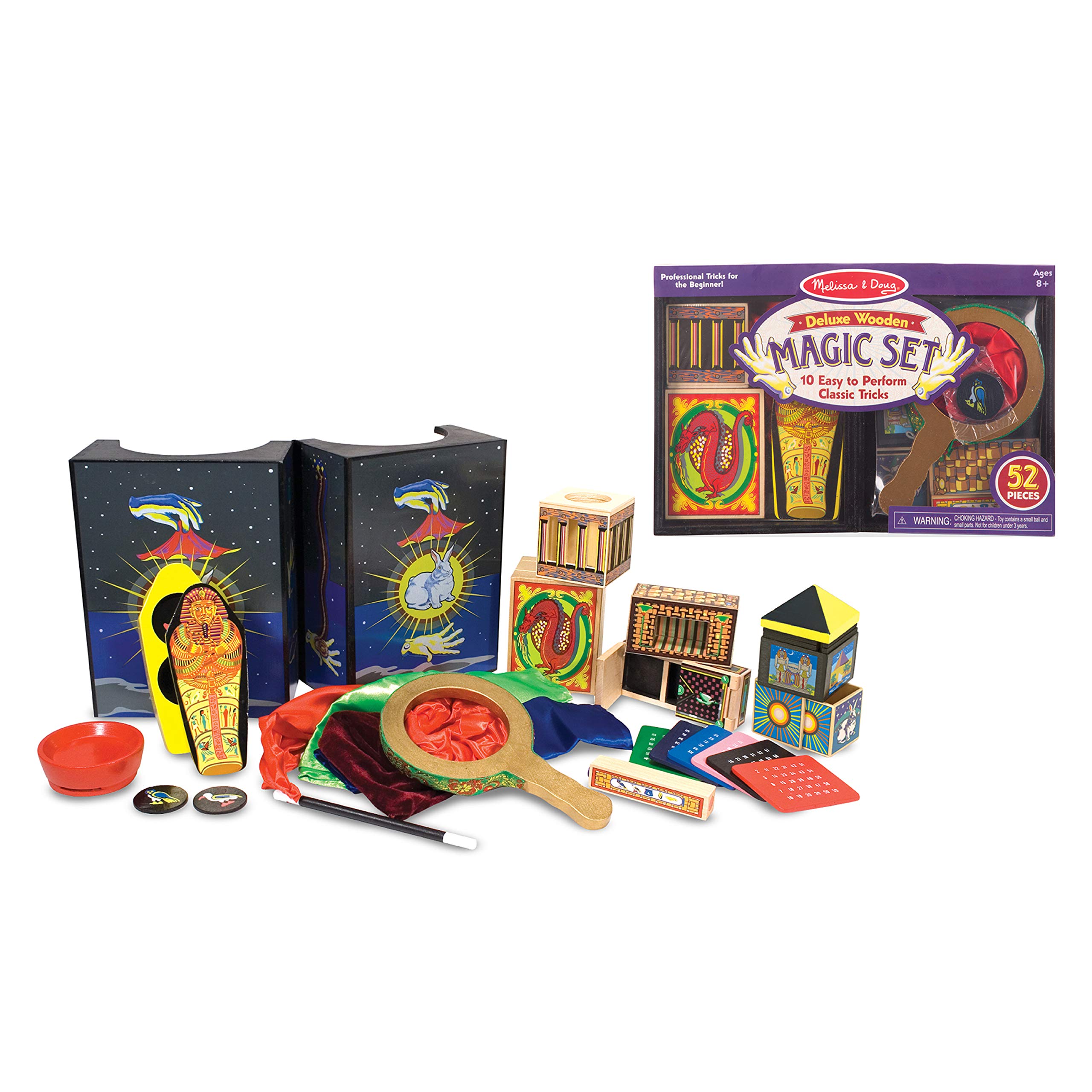 Melissa & Doug Deluxe SolidWood Magic Set With 10 Classic Tricks Buy