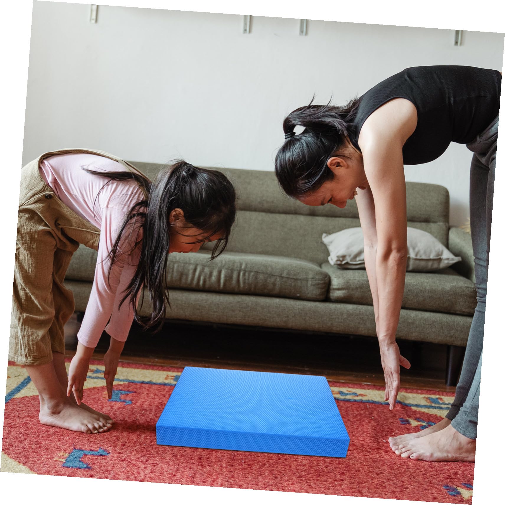 Tappetino Yoga Blu Tpe, Cuscino Protettivo per Fitness | Uso in Casa, Facile da Arrotolare e Riporre, Adatto ad Allenamento e Recupero